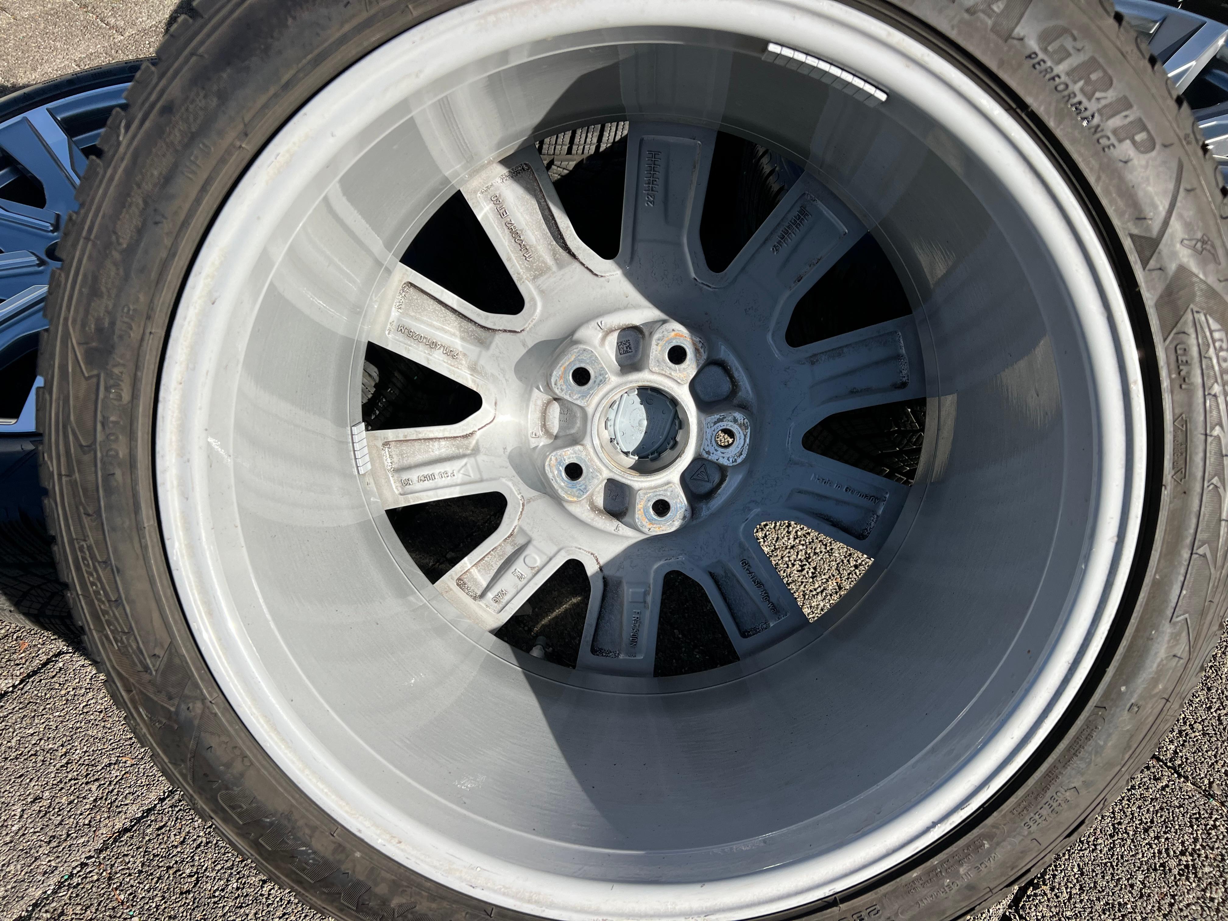 4 RUOTE IN LEGA ORIGINALI DA 20" INVERNALI PORSCHE TAYCAN TEQUIPMENT RDKS CONSEGNA GRATUITA