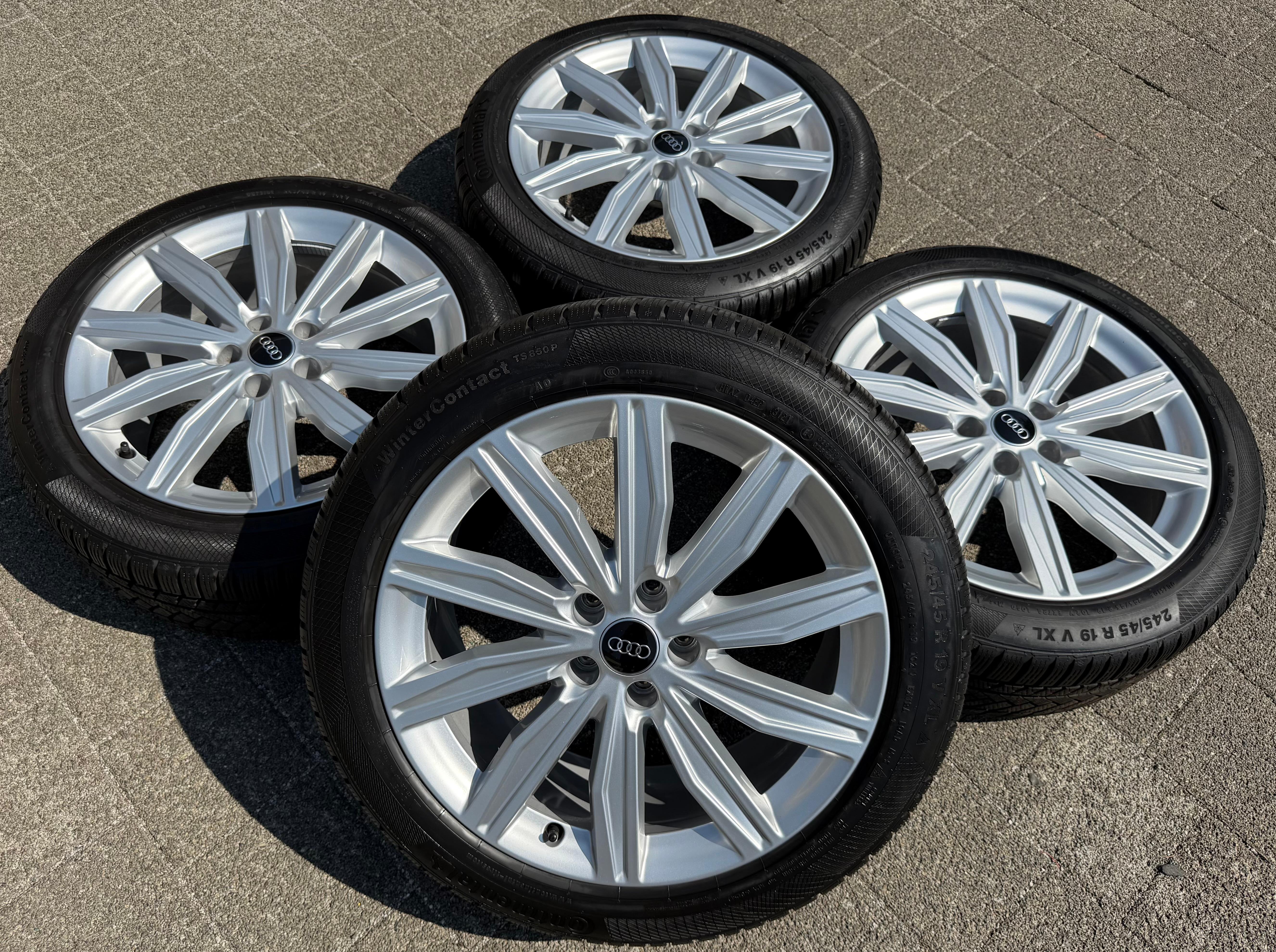 4 Original 19" Alu Winterräder Audi A6 S6 C8 4K 4K0601025M 245/45R19 102V RDKS