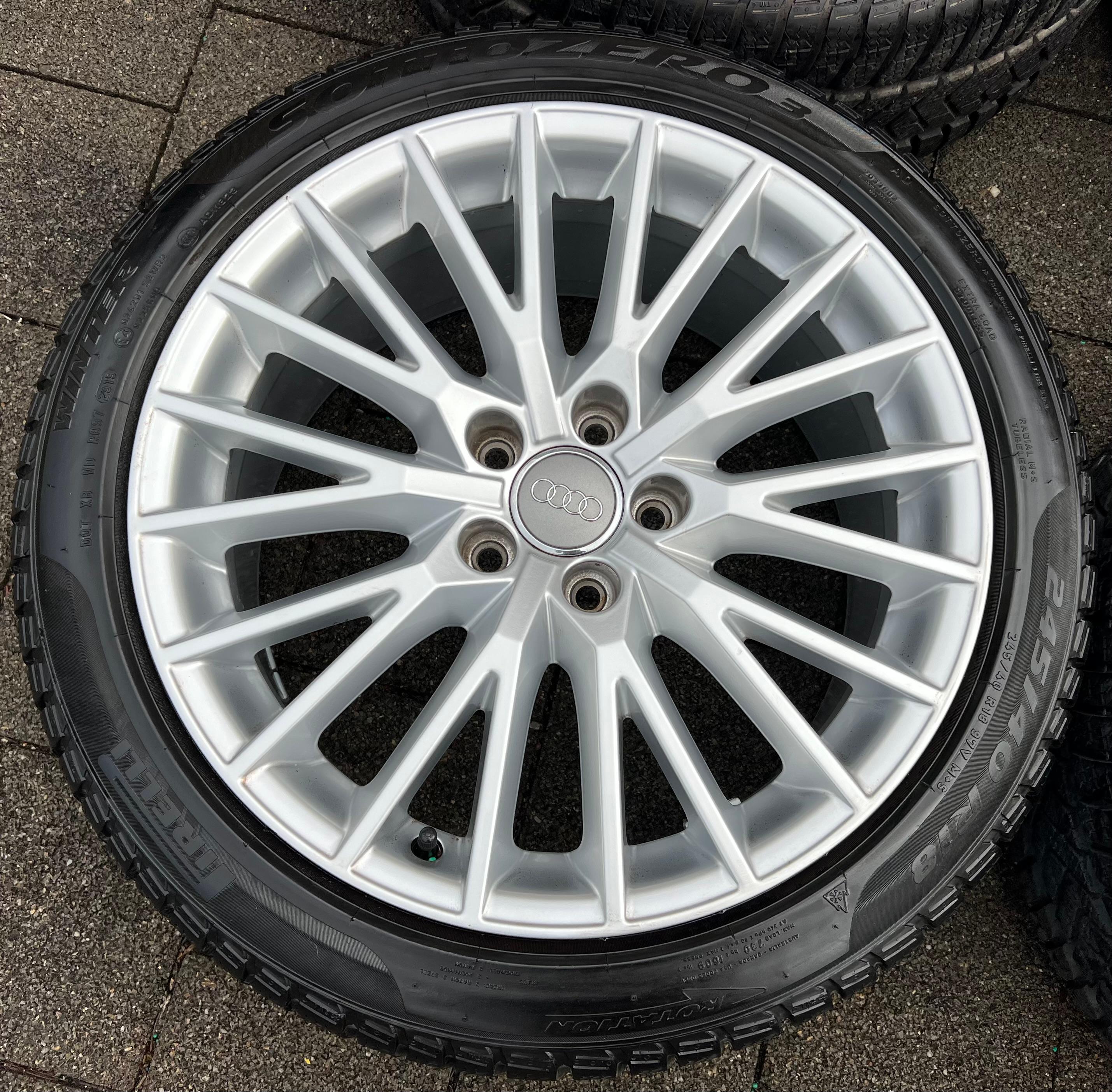 4 LLANTAS DE INVIERNO ORIGINALES DE ALUMINIO 18" AUDI TT TTS 8S 8S0601025D 245/40R18 98V PIRELLI ENTREGA GRATUITA