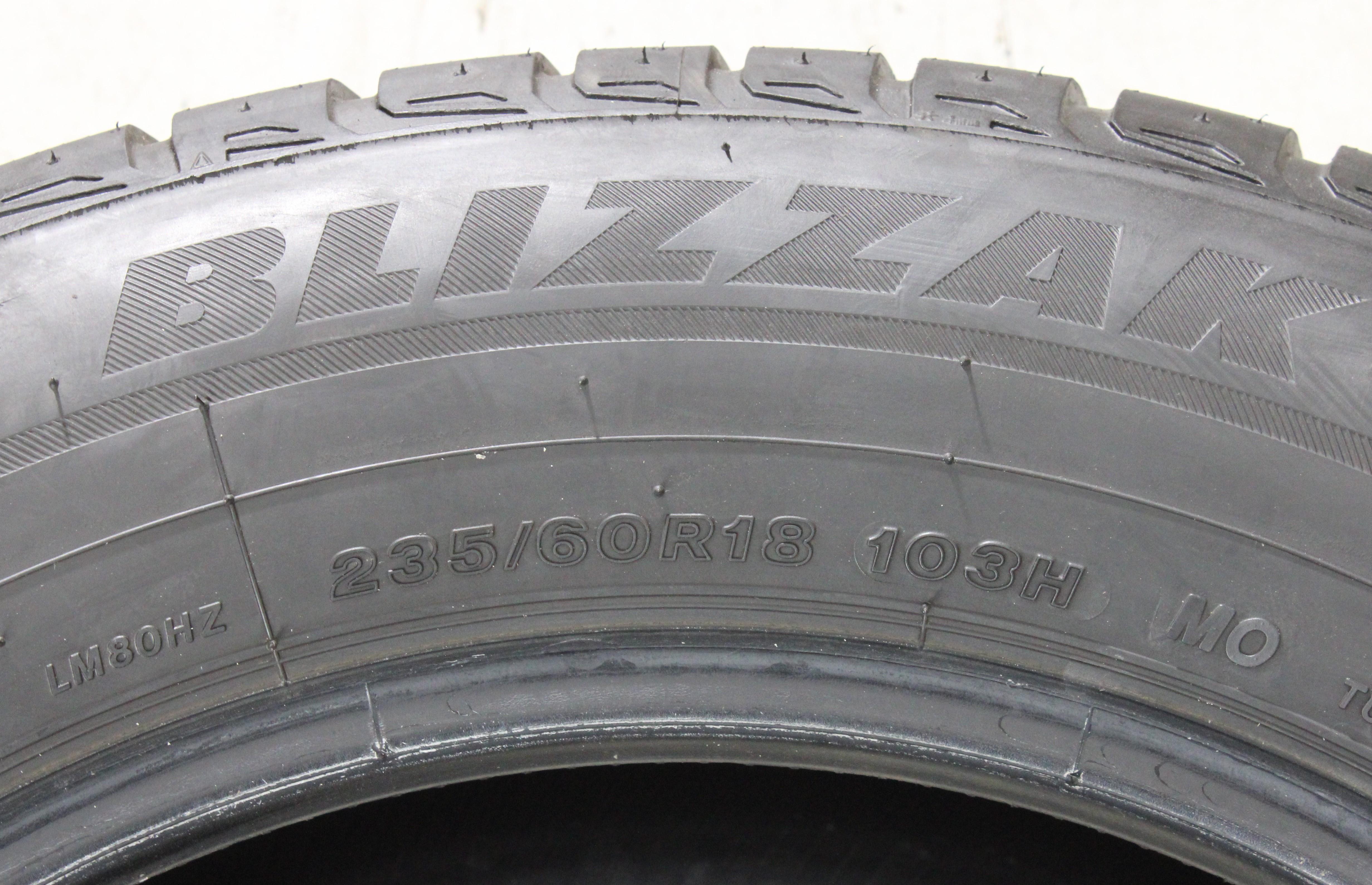 1 x 235/60R18 103H Winterreifen Bridgestone Blizzak LM-80 Evo MO 6,5mm 2022