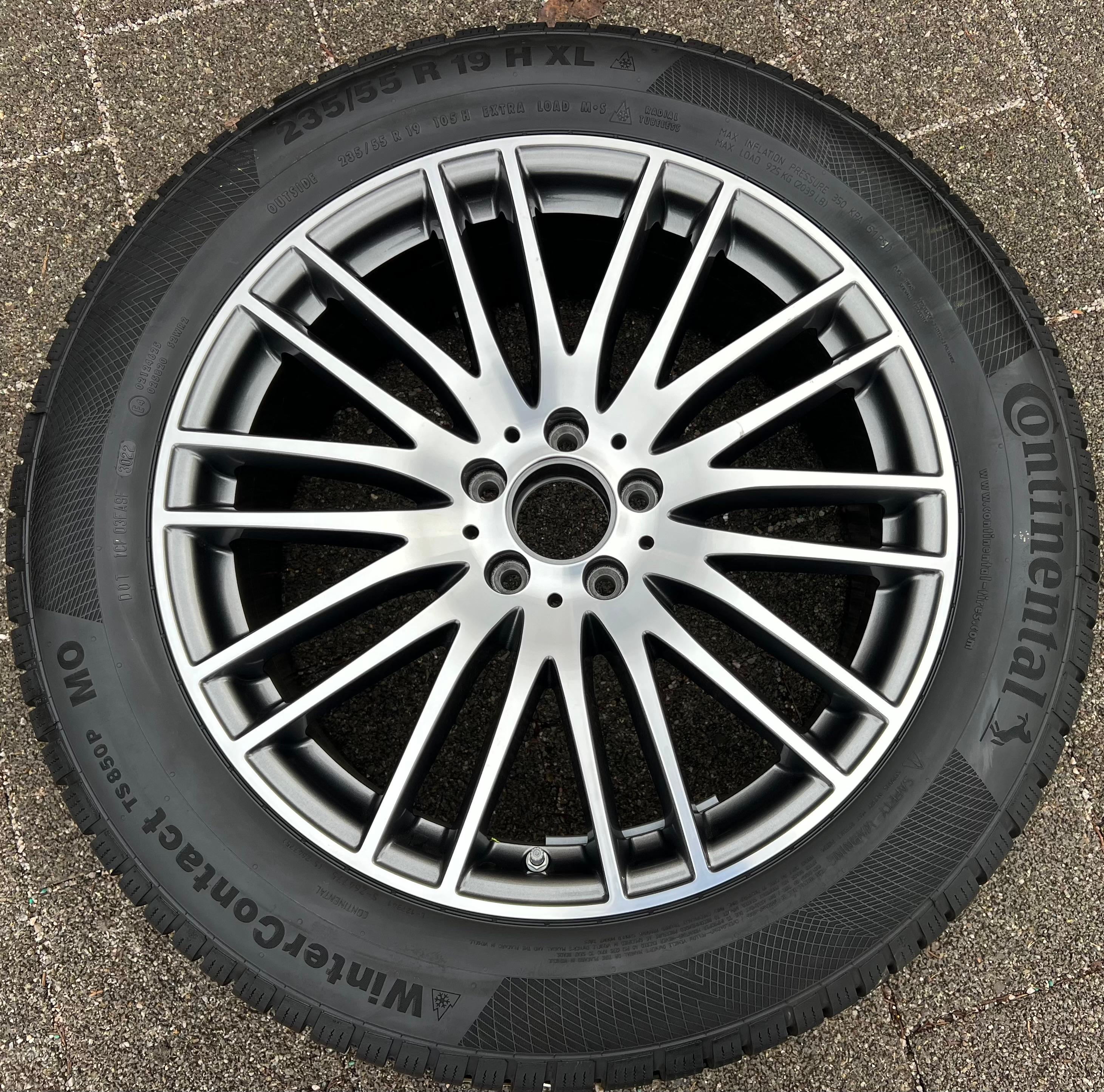 1 ORIGINELE 19-INCH ALUMINIUM VELG MERCEDES-BENZ GLC W254 X254 A2544014900 8x19 ET32,5