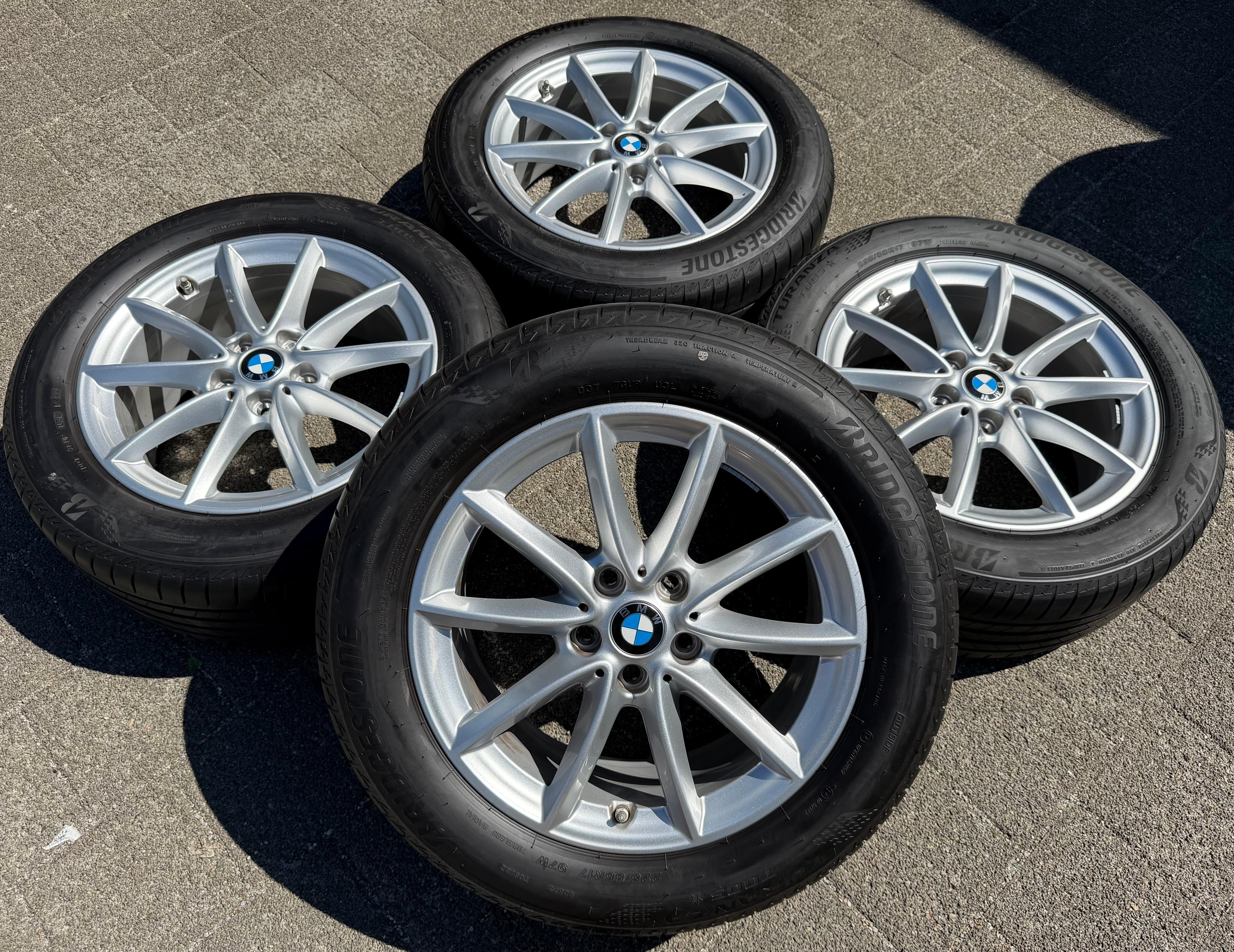 4 originele 17" aluminium Sommer-velgen voor BMW X1 F48 en X2 F39, 225/55R17 97H, Styling 560, RDKS