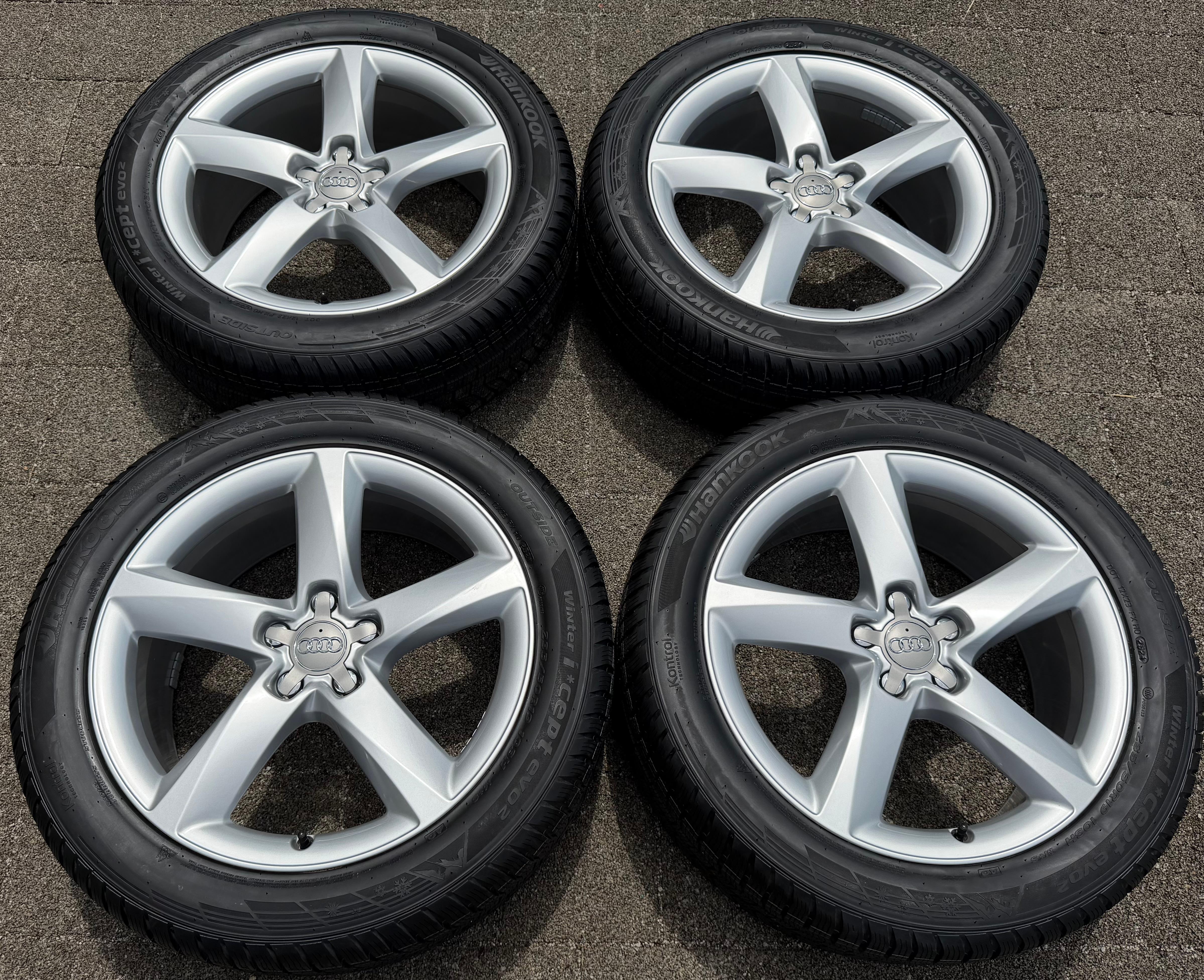 4 Original 19" Alu Winterräder Audi A8 4H 235/50R19 103H 4H0601025C Hankook