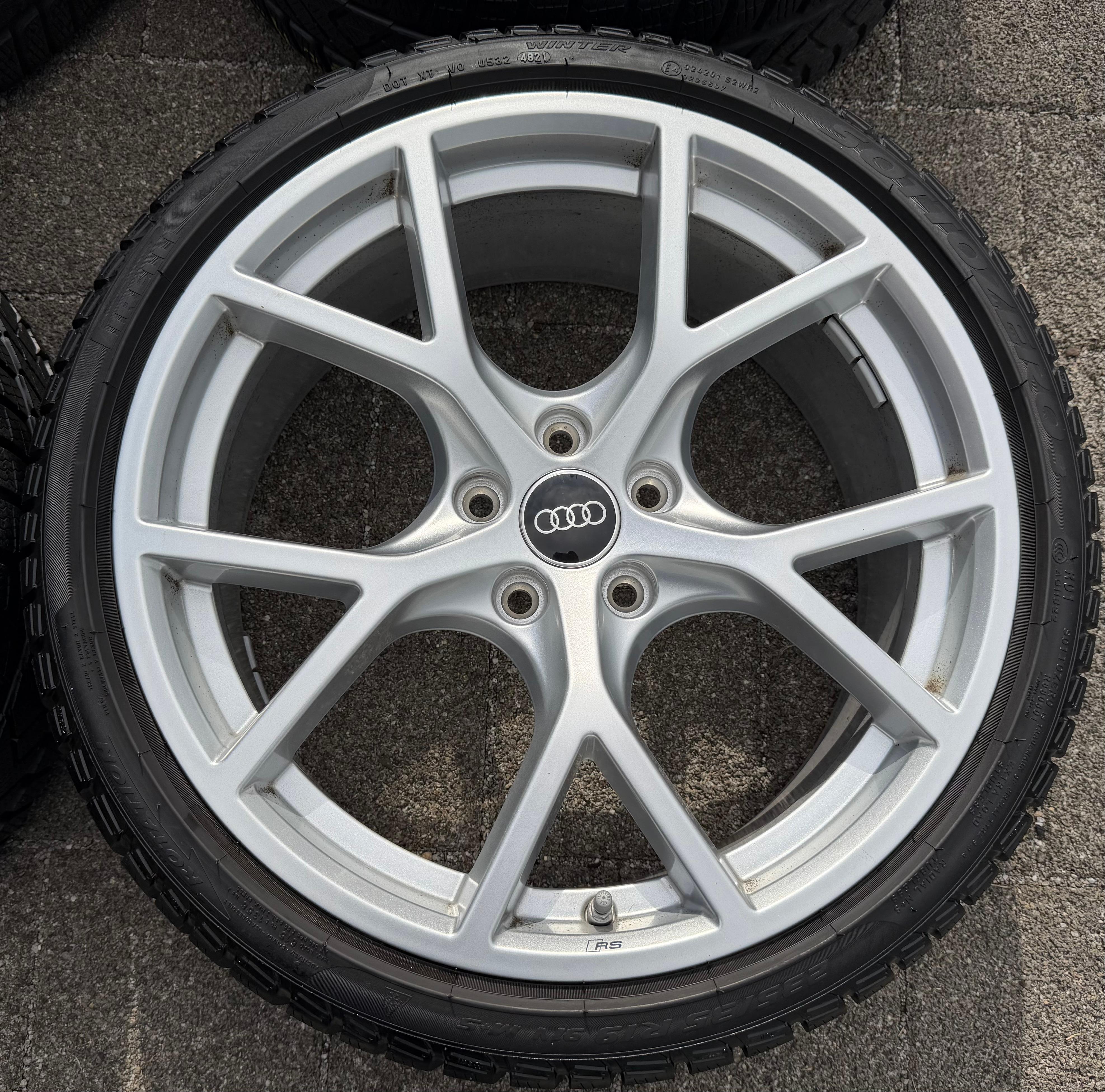 4 ORIGINAL 19" ALU WINTERRÄDER AUDI RS3 8Y 8Y0601025BT 235/35R19 91V PIRELLI RDKS