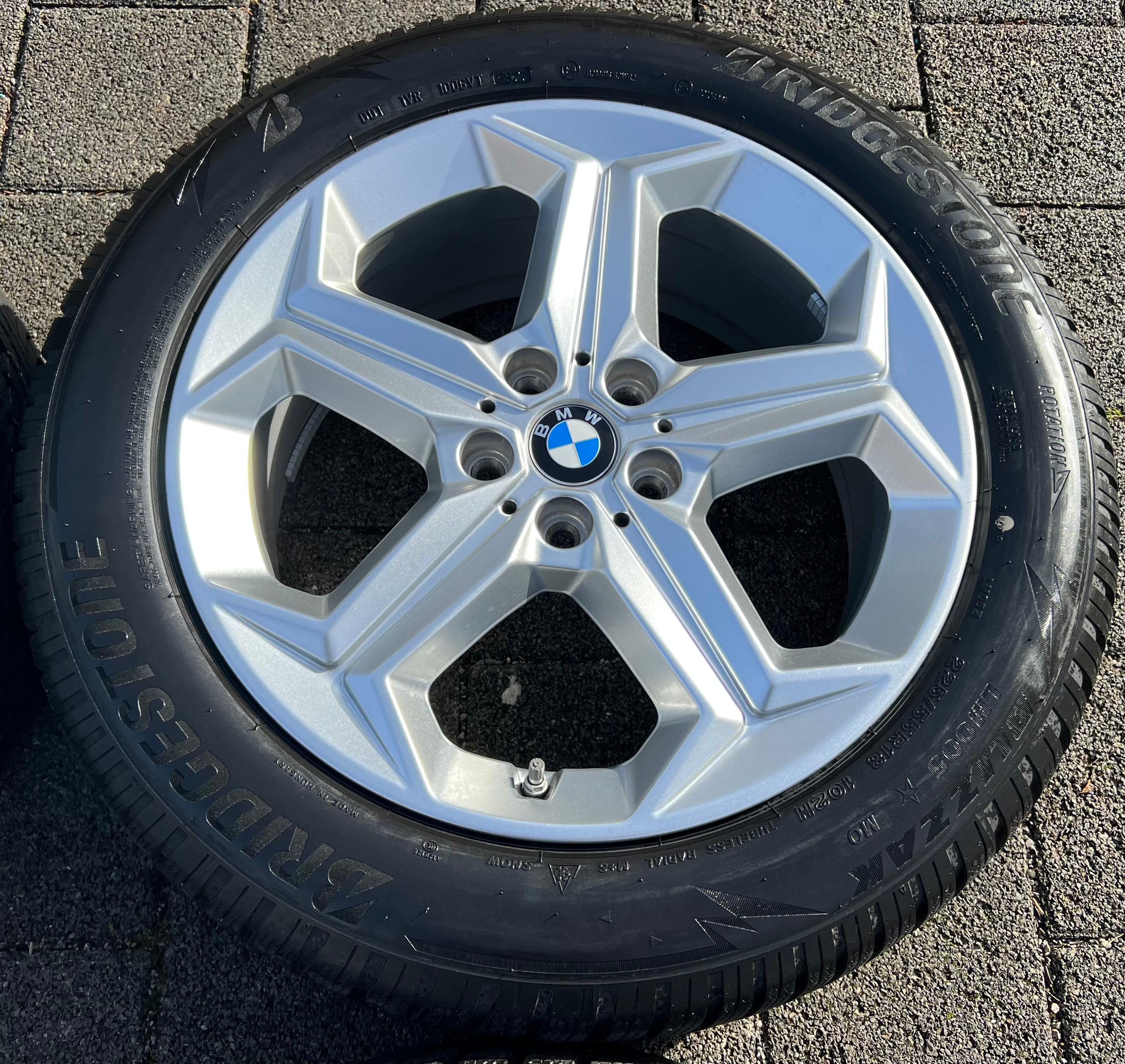 4 ORIGINELE 18" ALU WINTERWIELEN BMW X1 iX1 U11 X2 U10 225/55R18 102H 6898039 2022 FREIHAUS