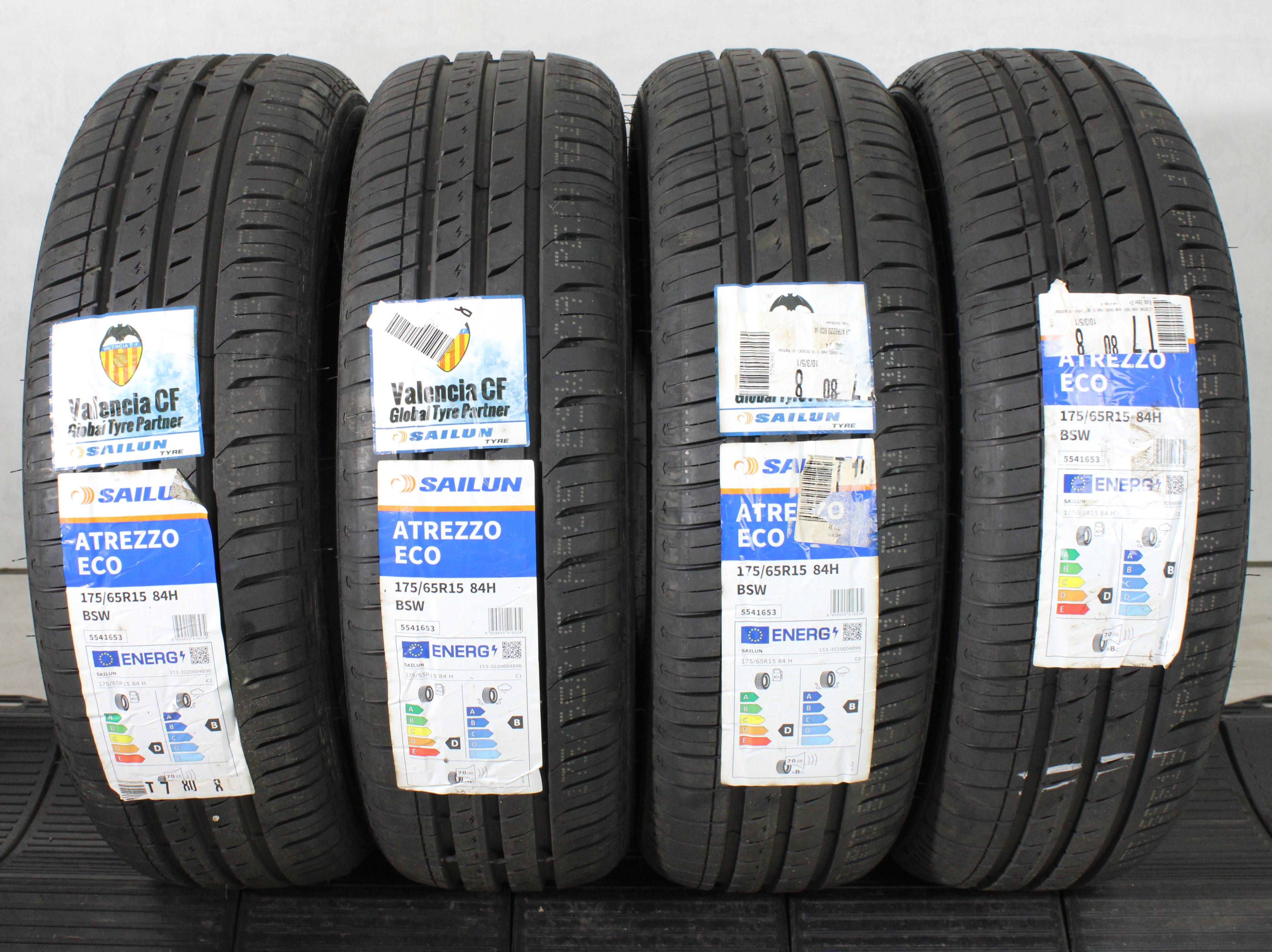 4 x 175/65R15 84H Sommerreifen Sailun Atrezzo Eco 2023 NEU