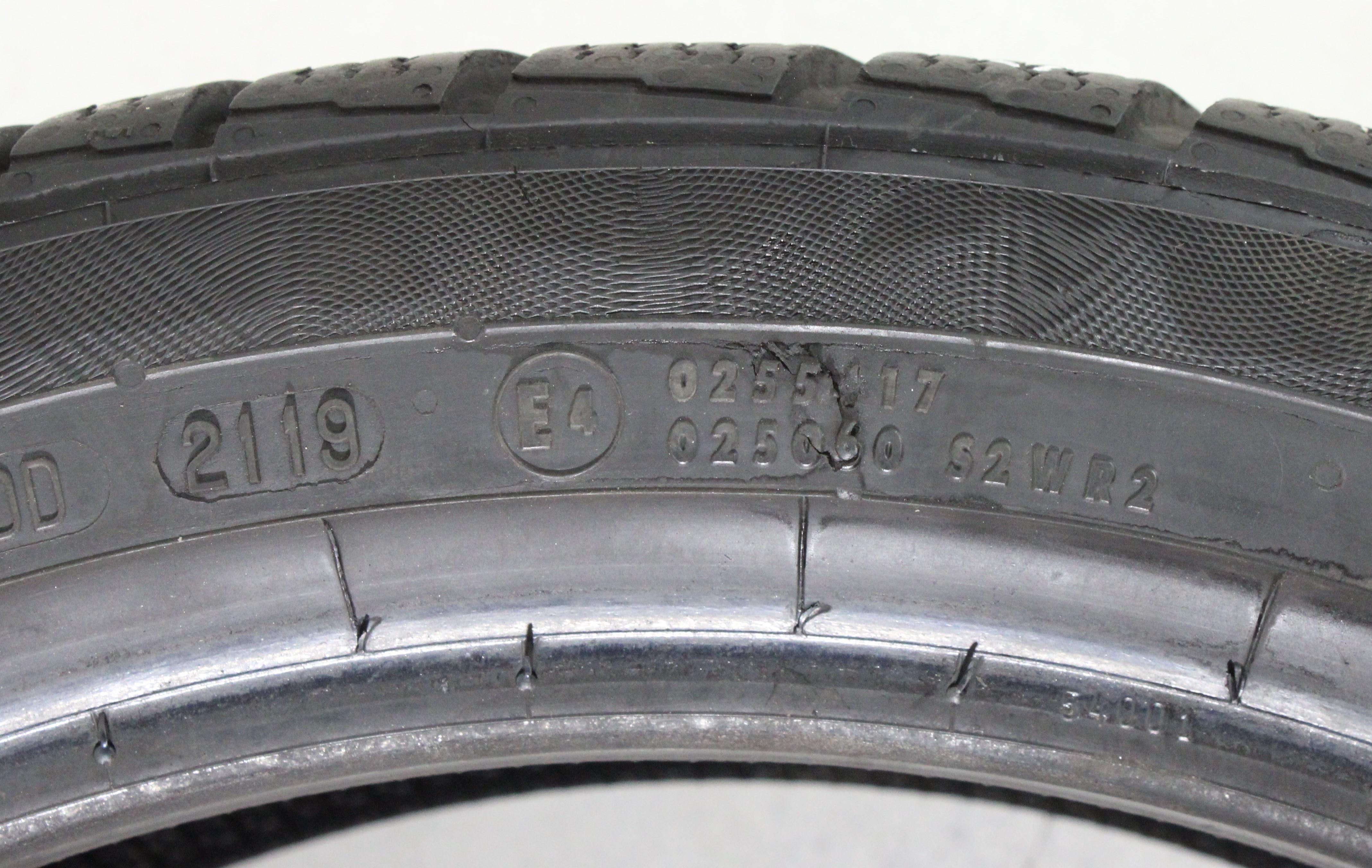 4 x 225/40R18 92V Winterreifen Continental Winter Contact TS830P SSR* Runflat 5-5,5mm 2019 XL