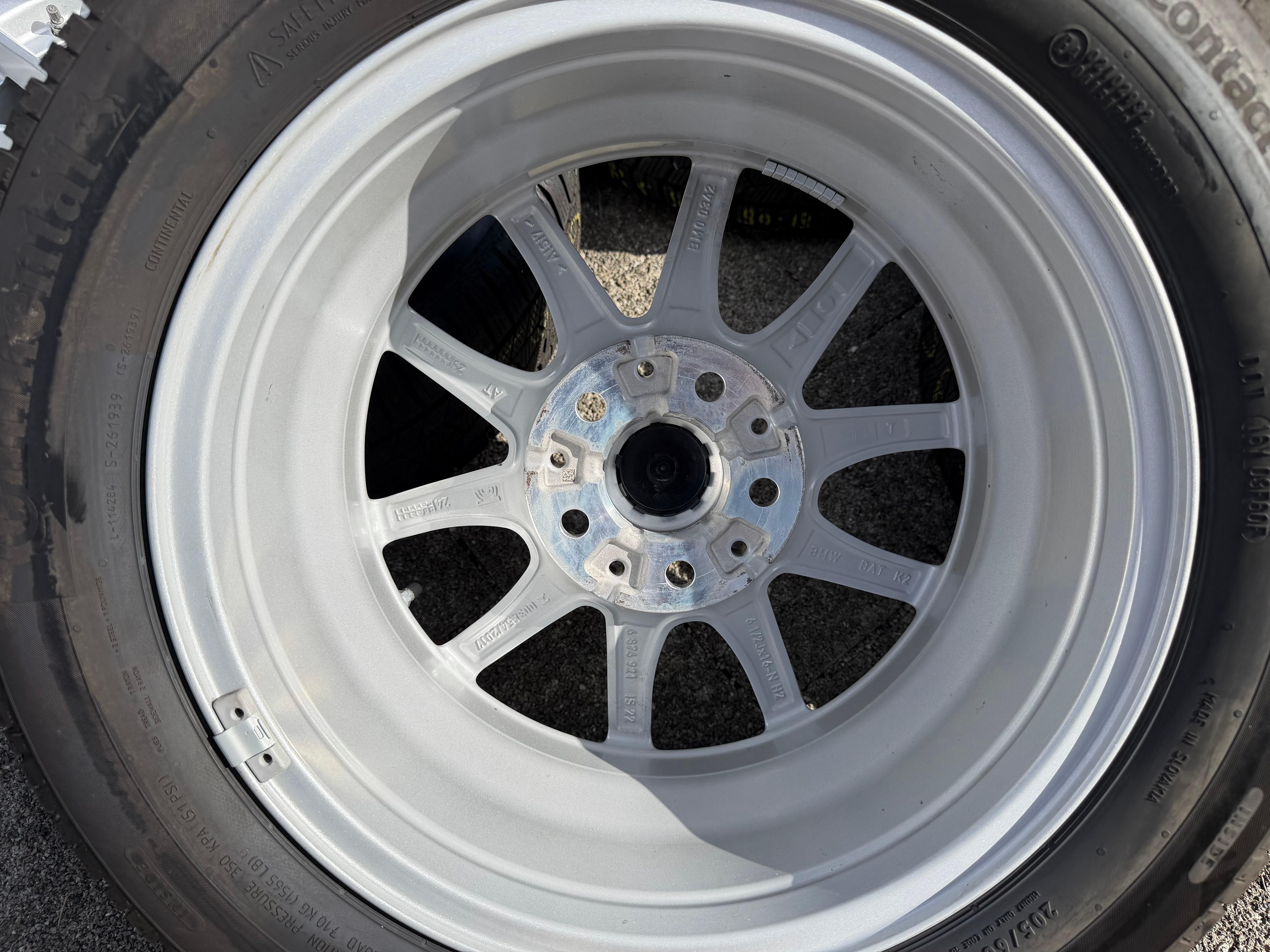 4 Original 16" Alu Winterräder BMW 3er Reihe G20 G21 205/60R16 96H RDKS 2025