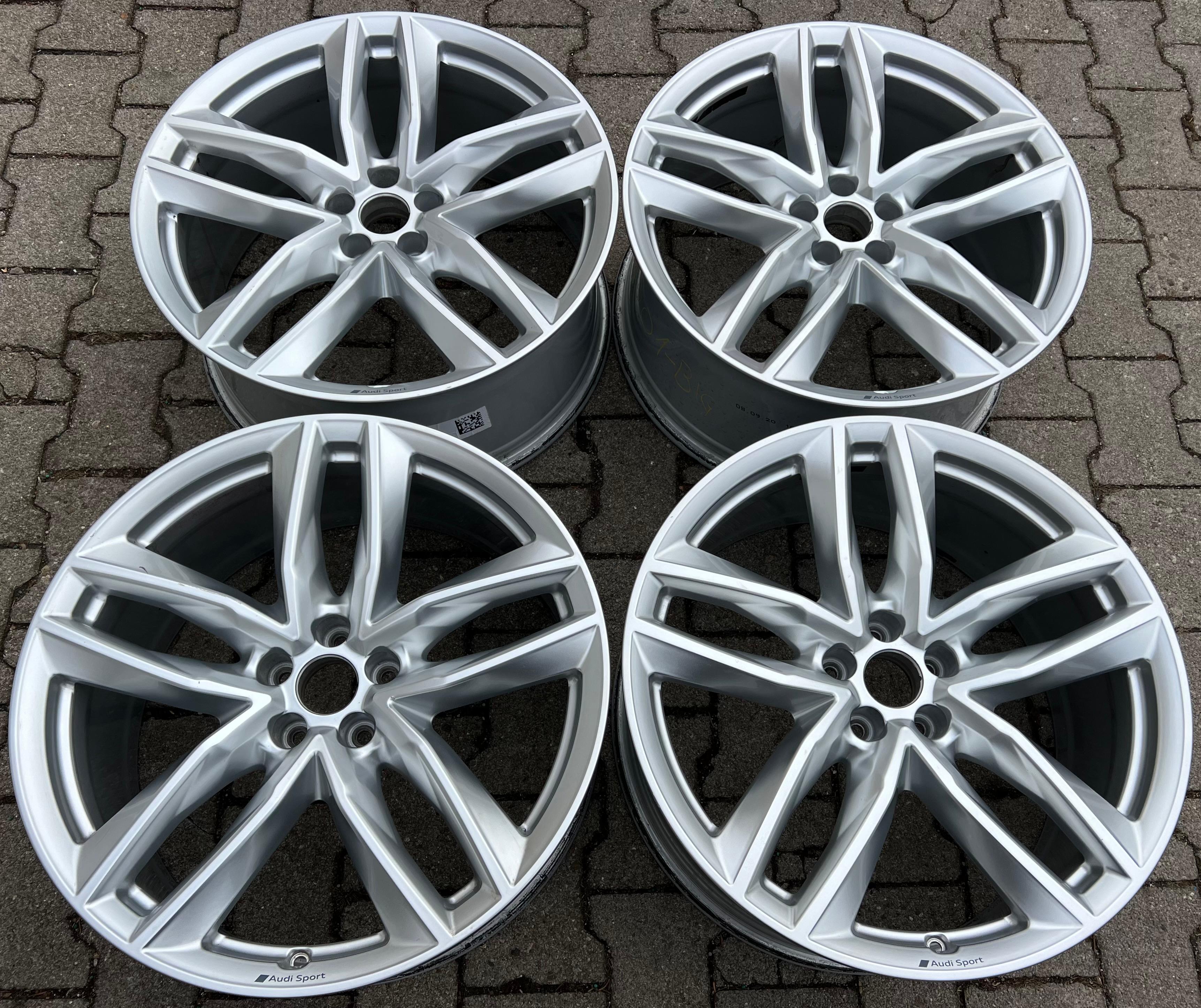 4 ORIGINELE 21" ALUMINIUM VELGEN AUDI Q7 4M 4M0601025S/T 9,5x21 ET31 GRATIS VERZENDING