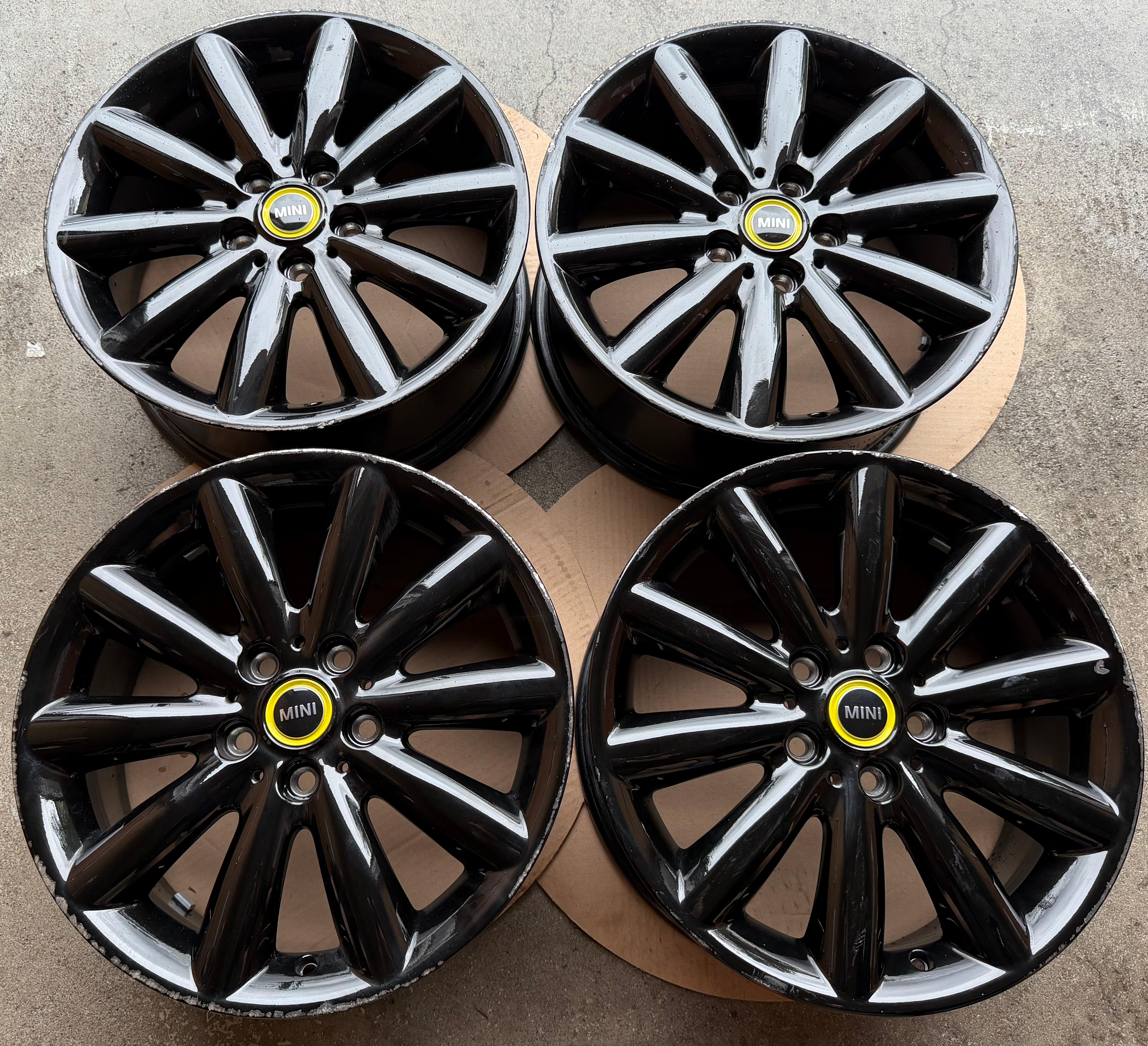4 jantes alu d'origine 17" pour Mini F55, F56, F57 - Réf. 6855109 - Modèle Styling 499 - 7x17 ET54 - Livraison gratuite