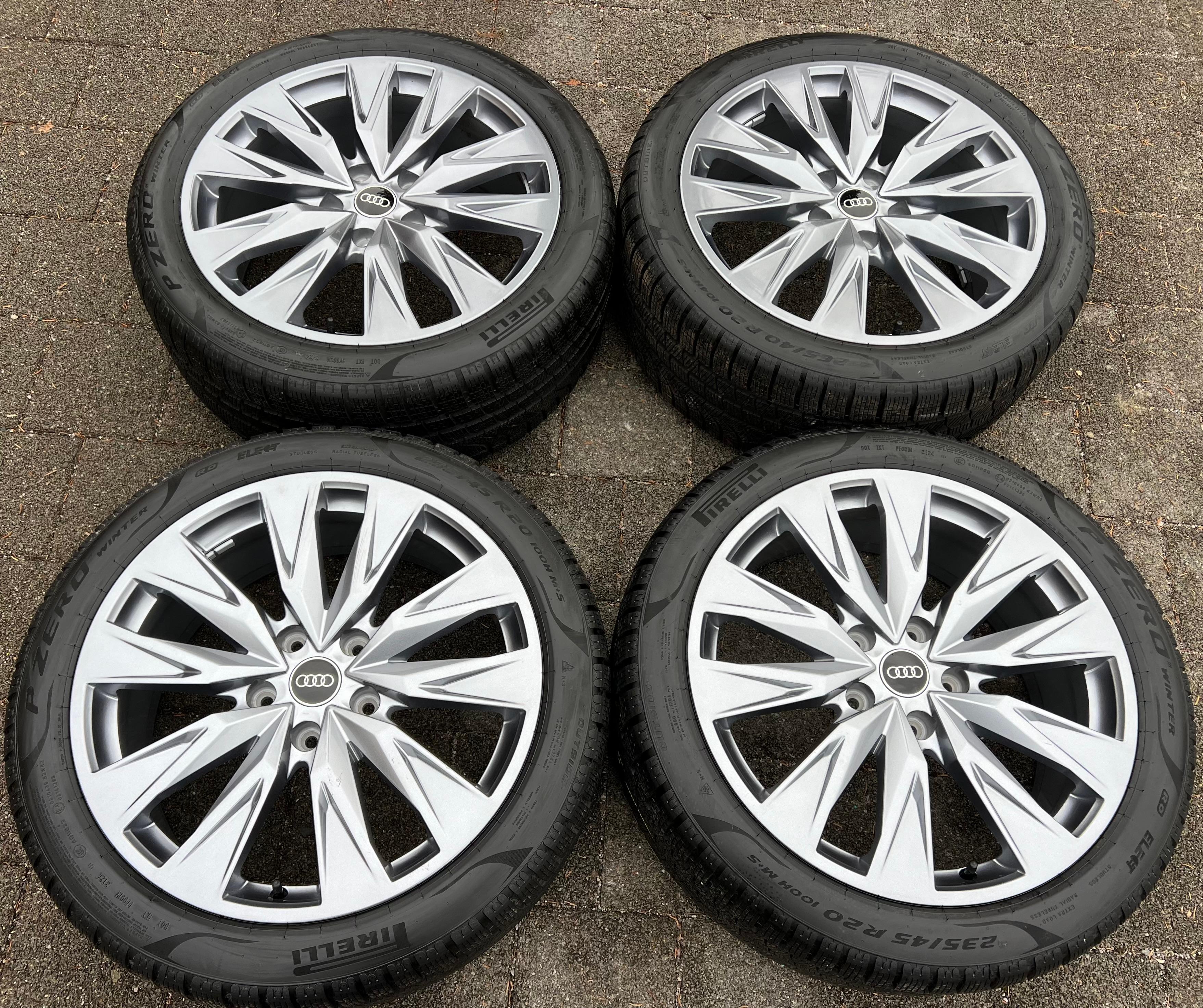 4 CERCHI IN LEGA ORIGINALI DA 20" PER AUDI A6 S6 E-TRON GH5 GHA 85E601025B 85E601025C 2024