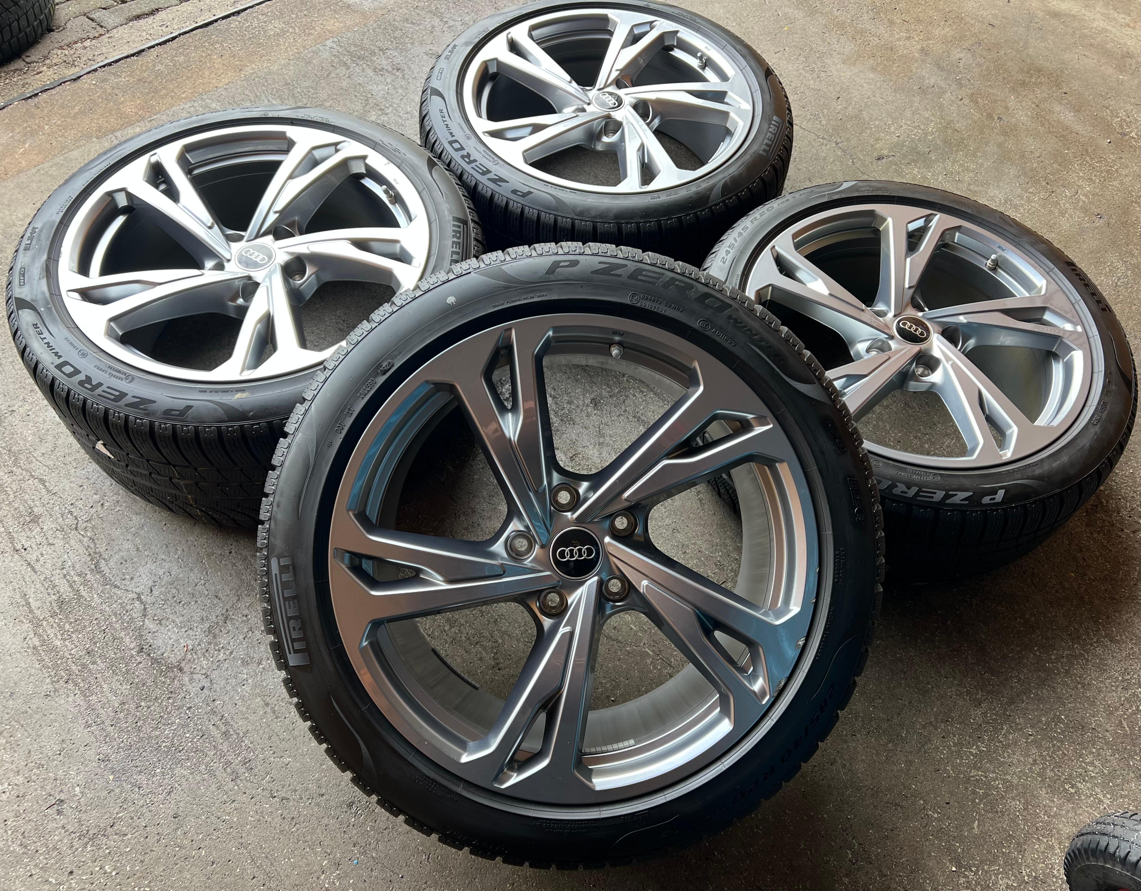 4 ORIGINAL 20" ALUFELGEN AUDI E-TRON GT RS 4J3601025AN 4J3601025AP RDKS