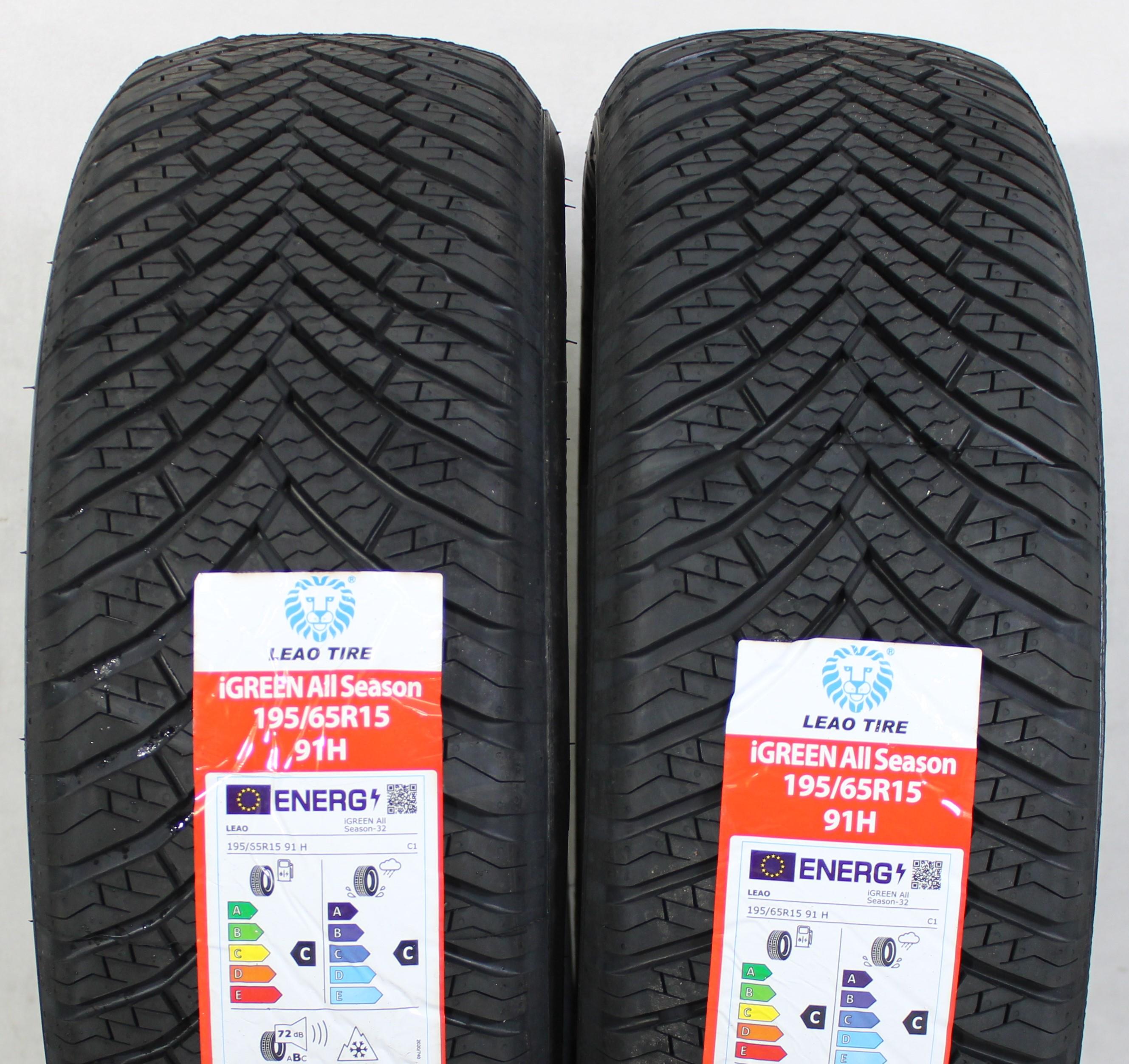 2 x 195/65R15 91H Pneus toutes saisons Leao iGreen All Season 2023