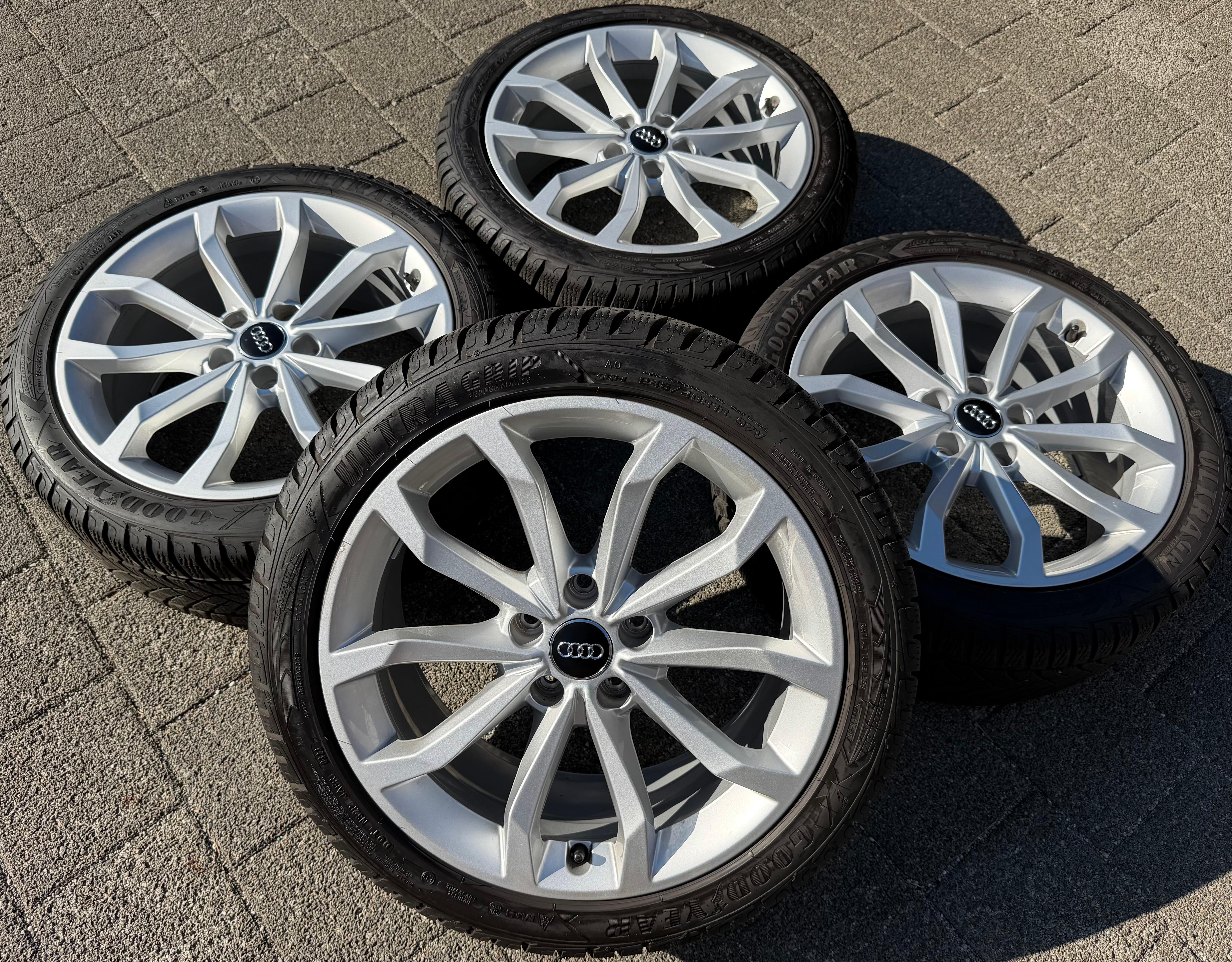 4 Original 18" Alu Winterräder Audi A4 S4 8W B9 8W0601025HM 245/40R18 97V 2023