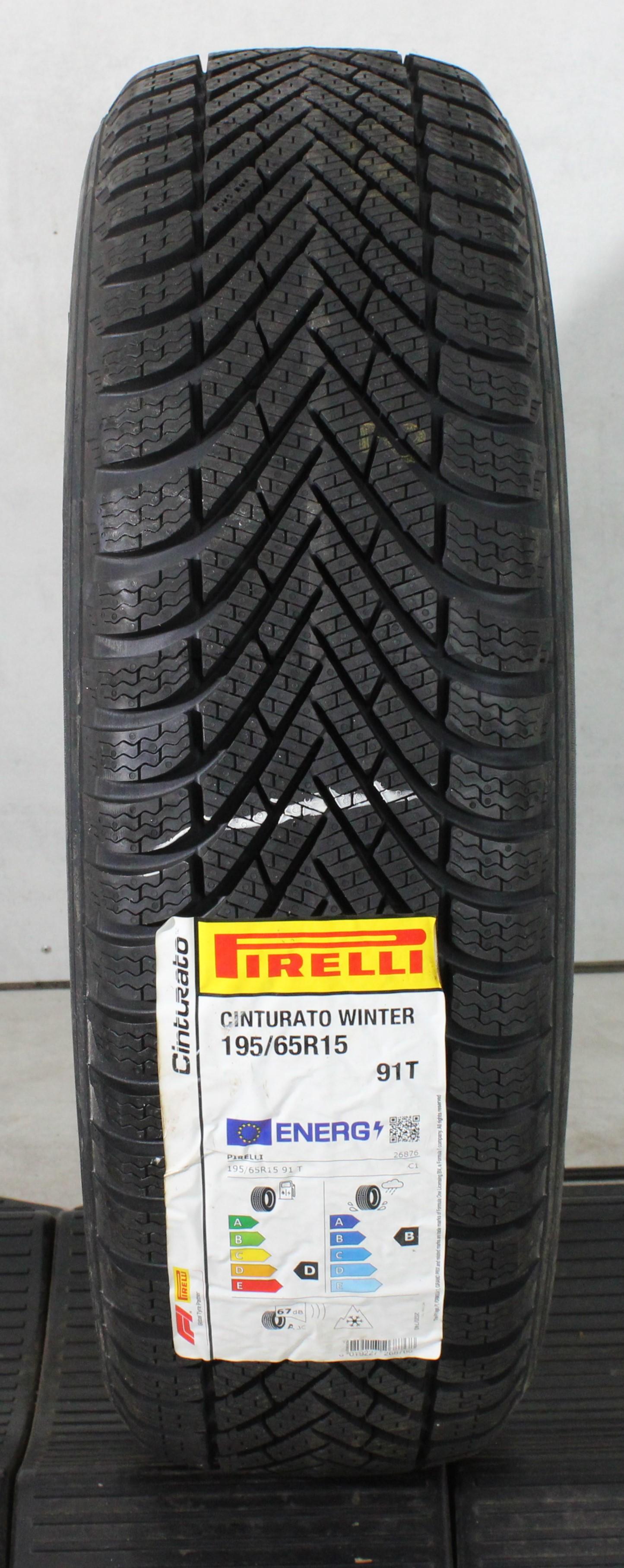 1 x 195/65R15 91T Winterreifen Pirelli Winter Cinturato 2020