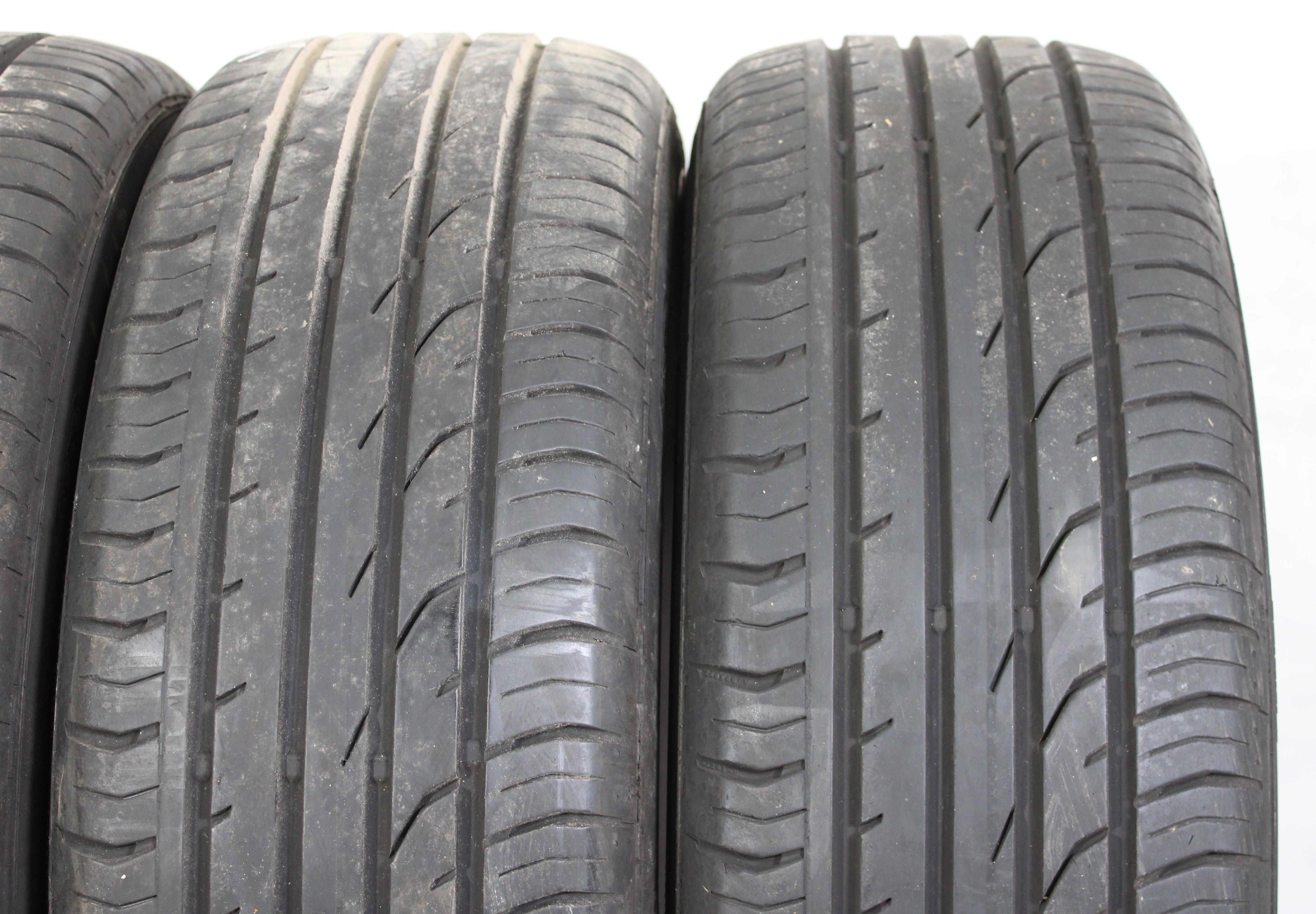 4 x 205/55R17 91V neumáticos de verano Continental Premium Contact 2 SSR Runflat 1x4,5mm 3x5-5,5mm 2013 *