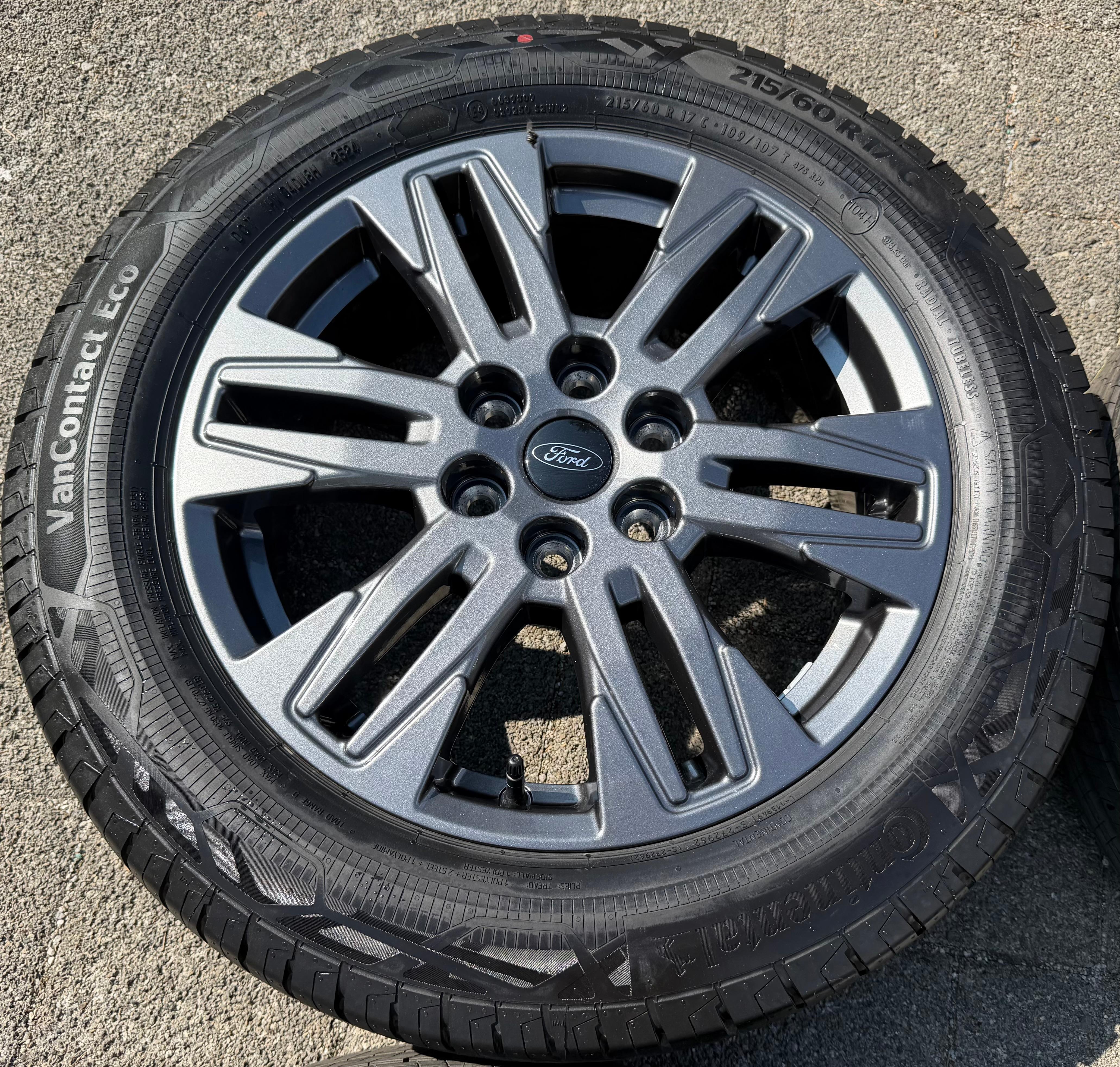4 cerchi in lega Sommer da 17" originali per Ford Transit Tourneo Custom NXN 2024, Continental PZ31-FA RDKS