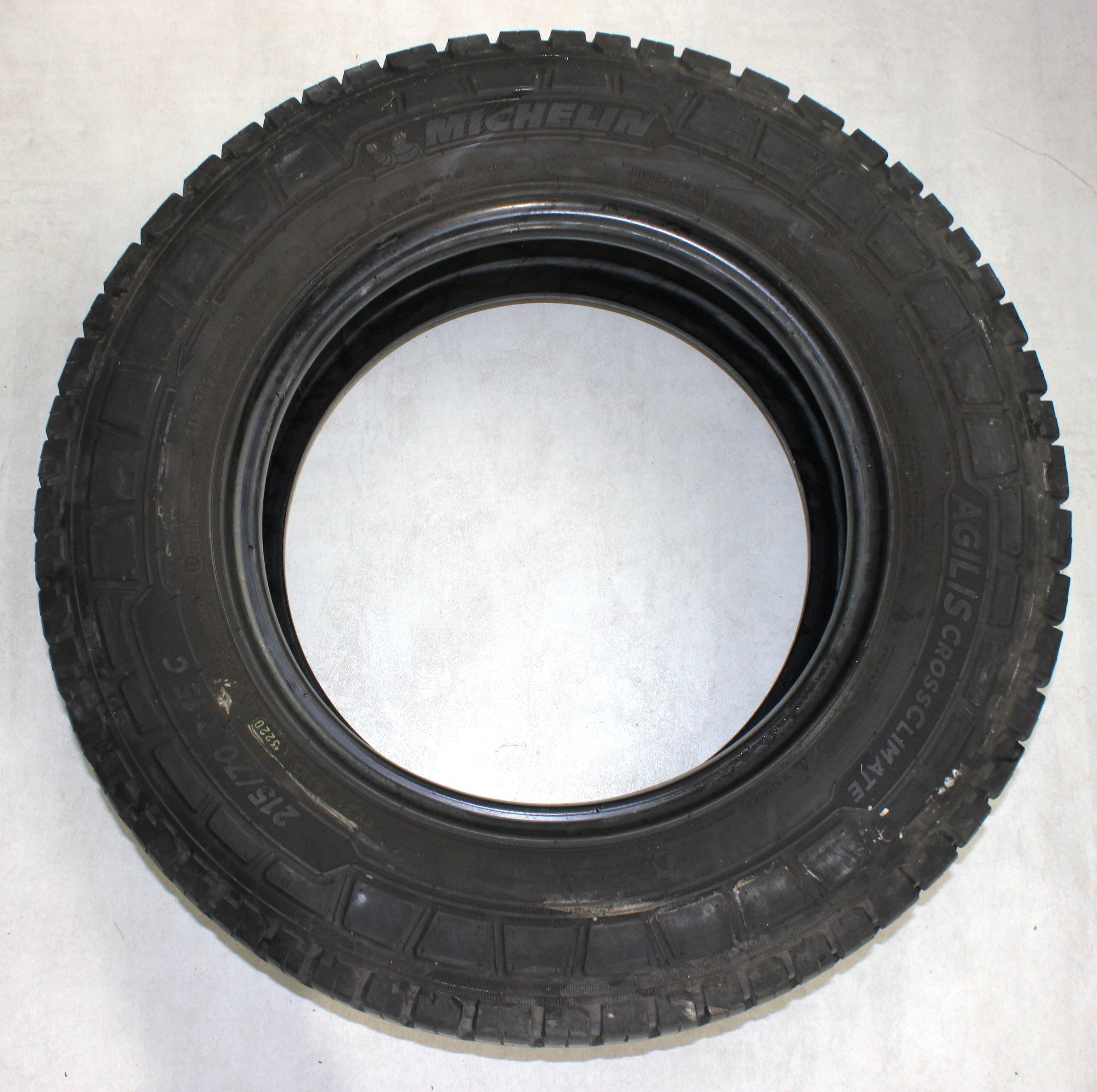 4 x 215/70R15C 109/107R neumáticos para todas las estaciones Michelin Agilis Cross Climate 2x6-6,5mm/2x7-7,5mm 2020
