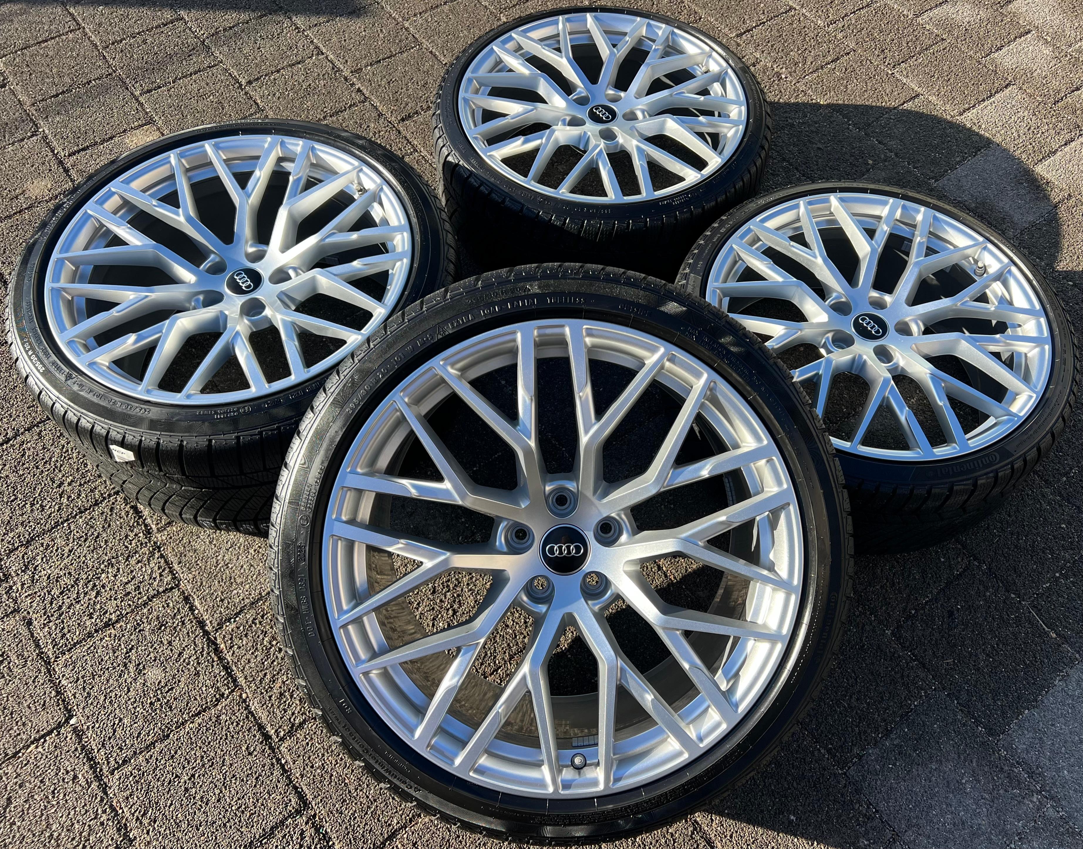 4 RUEDAS DE INVIERNO ORIGINALES DE ALEACIÓN DE 20" PARA AUDI R8 V8 V10 4S 4S0601025G 4S0601025H COMO NUEVAS