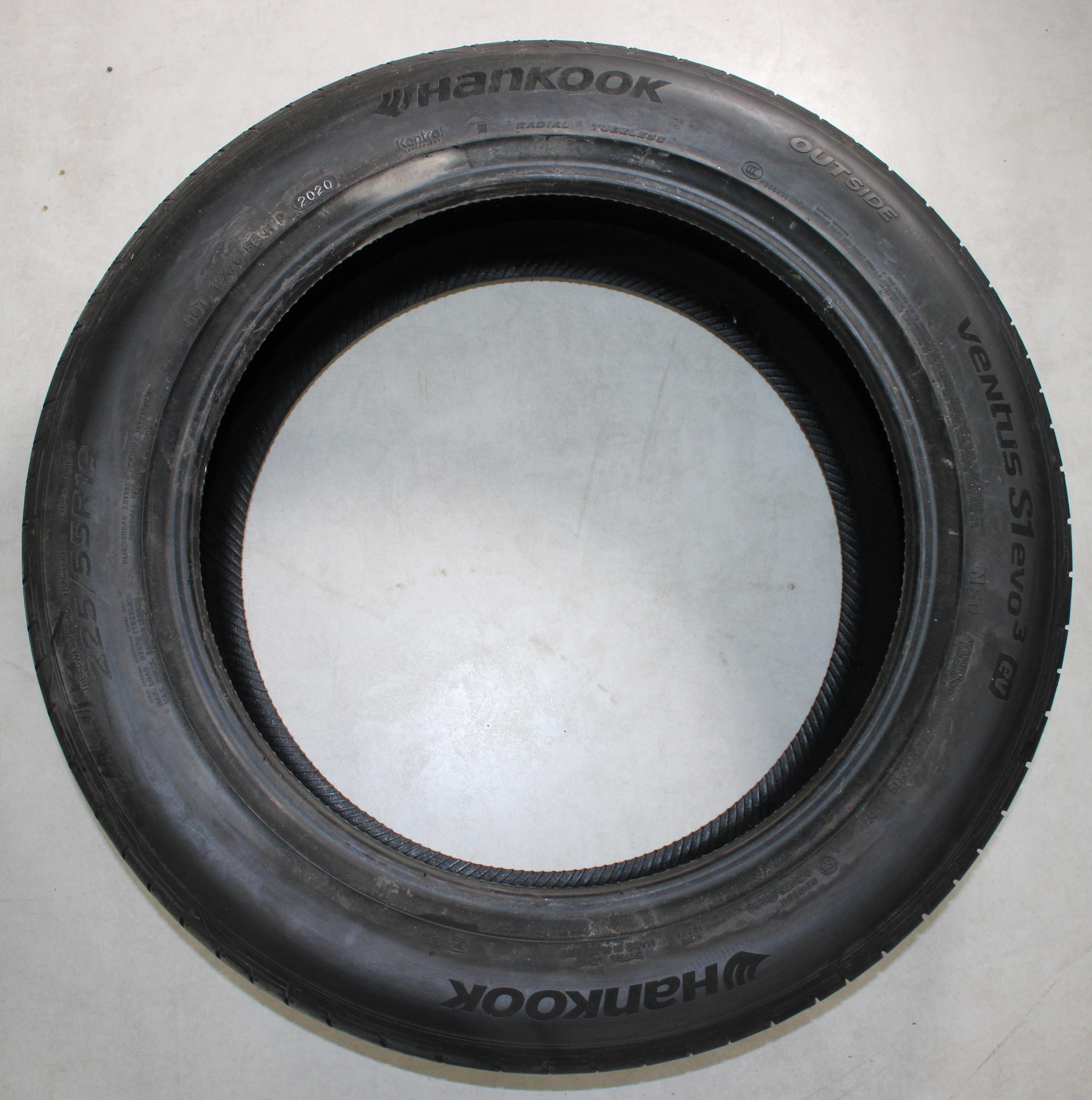 2 x 225/55R19 103Y Sommerreifen Hankook Ventus S1 Evo 3 EV NFO Volles Profil 2020