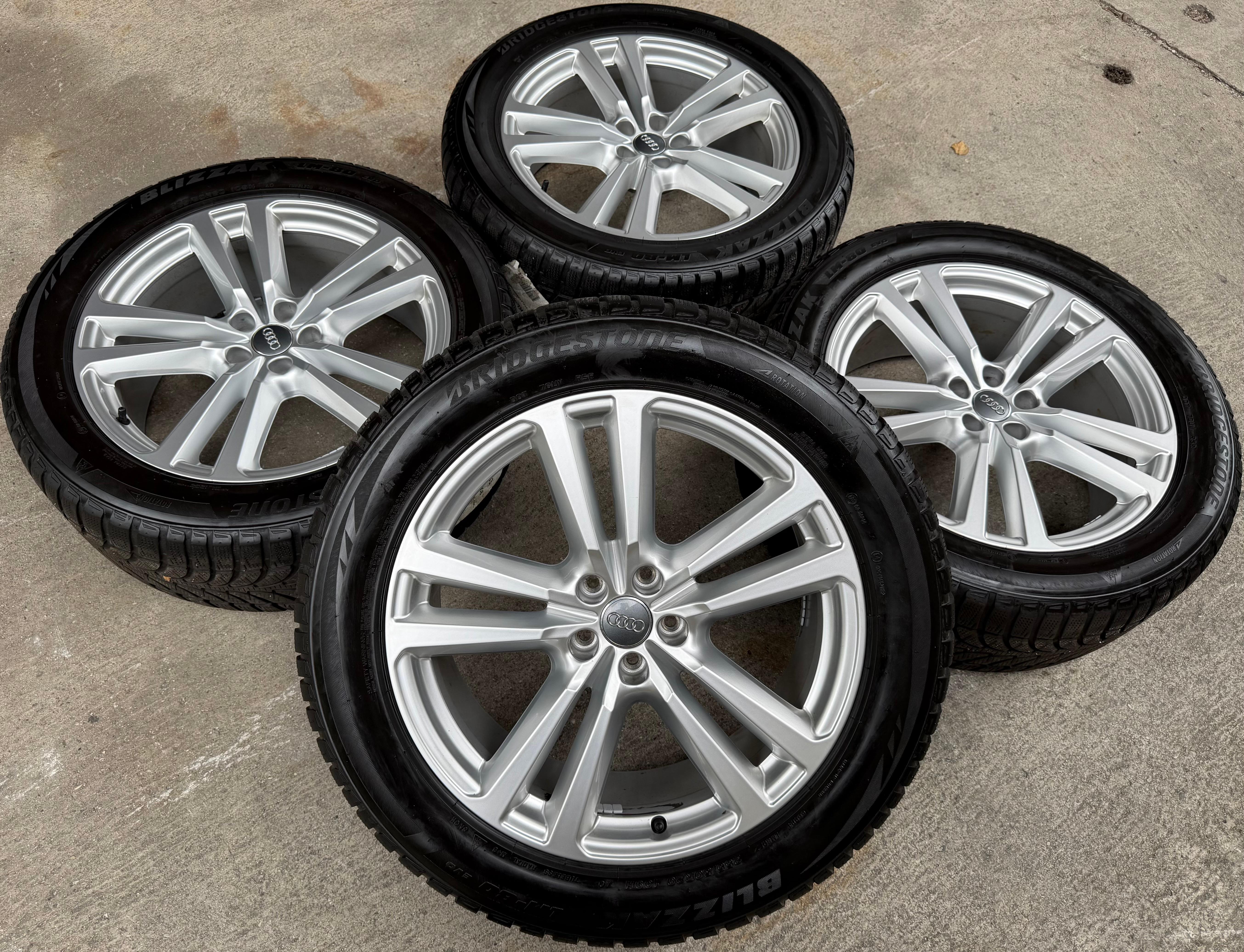 4 Original 20" Alu Winterräder Audi Q7 4M 255/50R20 109H 4M0601025G Winterreifen
