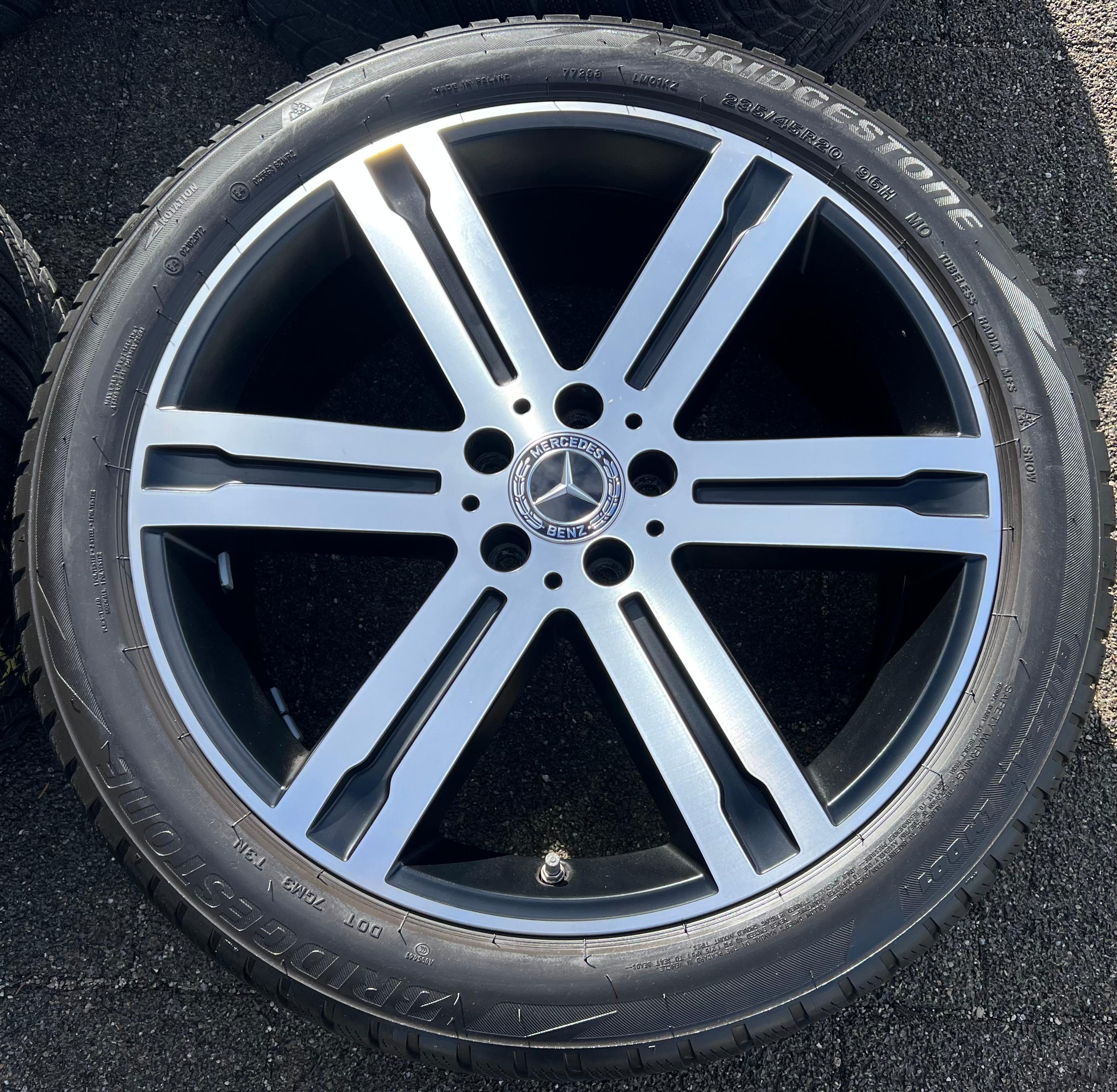 4 ORIGINAL 20" ALU WINTERRÄDER MERCEDES GLA H247 GLB X247 A2474014000 RDKS TOP