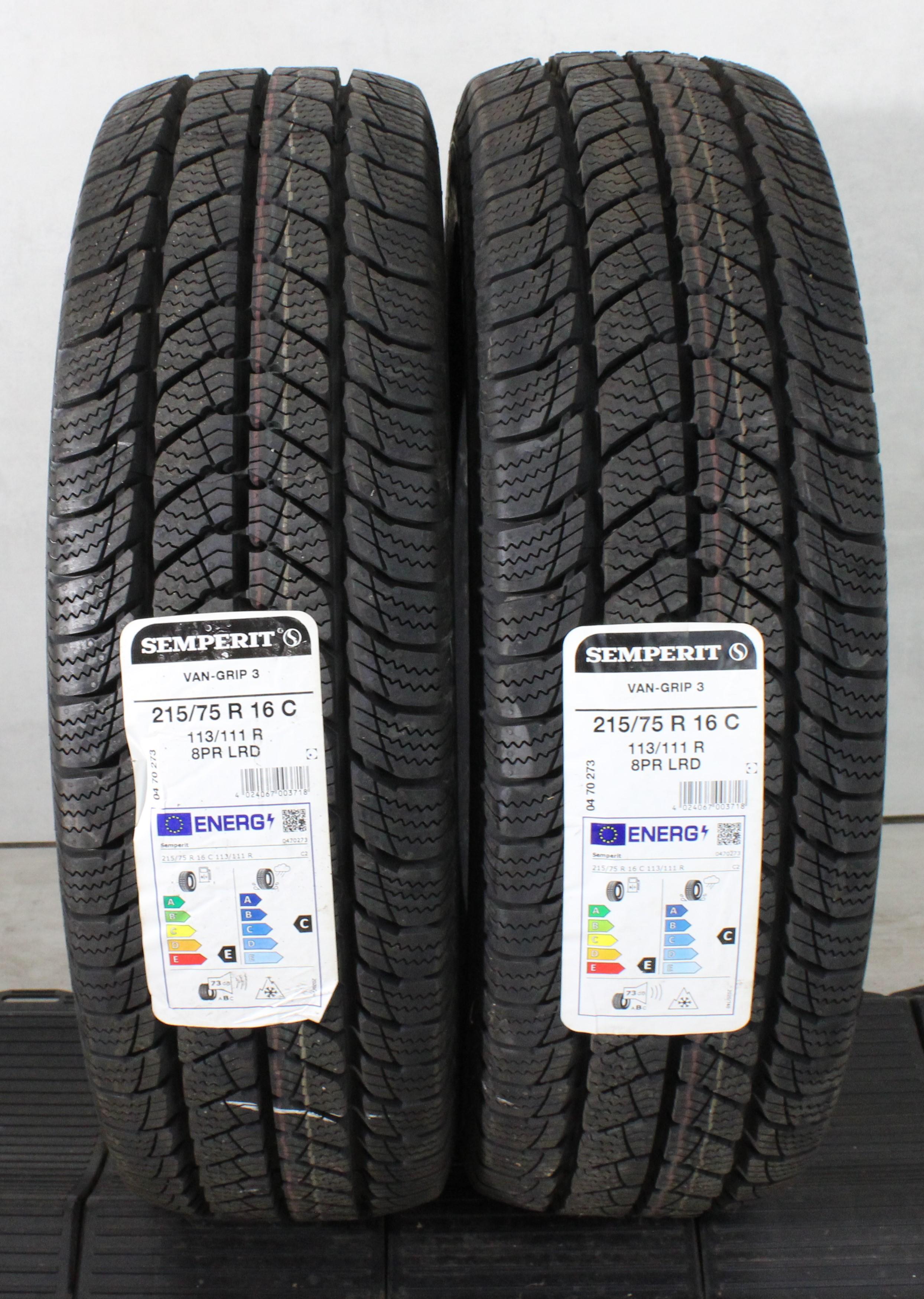 2 x 215/75R16C 113/111R Winterreifen Semperit Van-Grip 3 2021
