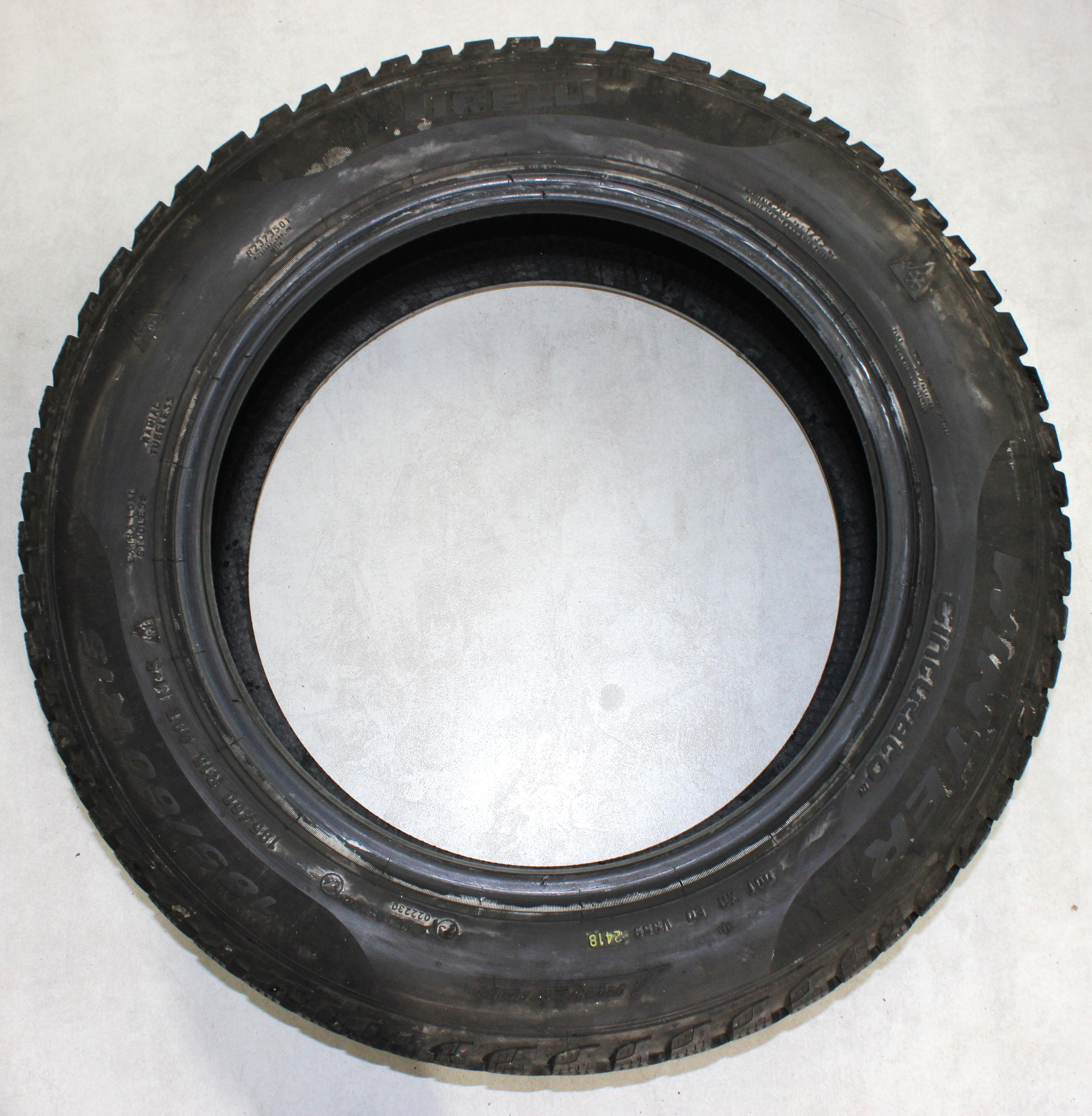 4 x 185/60R15 88T pneus hiver Pirelli Winter Cinturato 2x6mm/2x7mm 2018