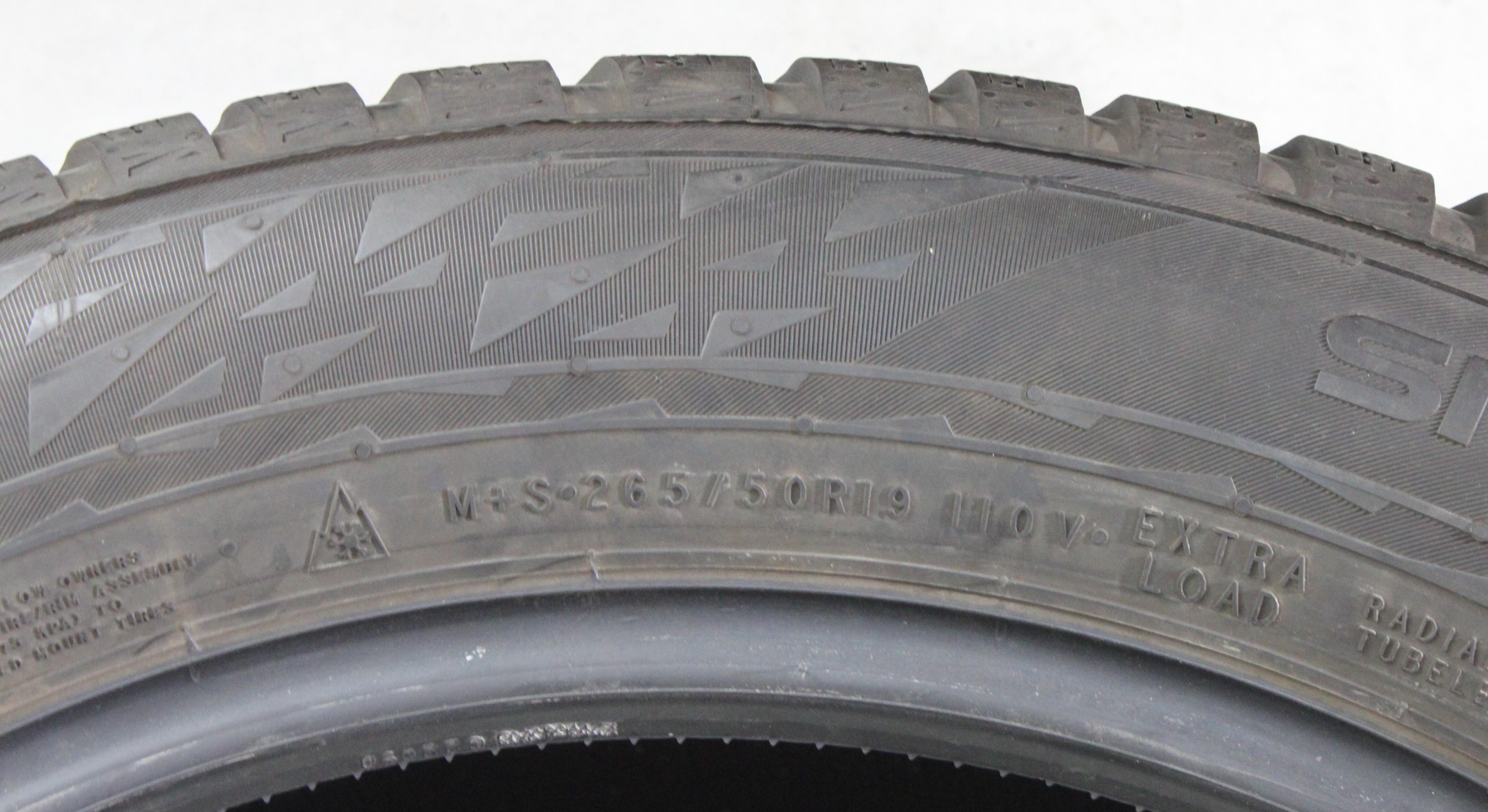 4 x 265/50R19 110V Neumáticos de invierno Nokian Snowproof 2 SUV 7,5 mm 2023 XL