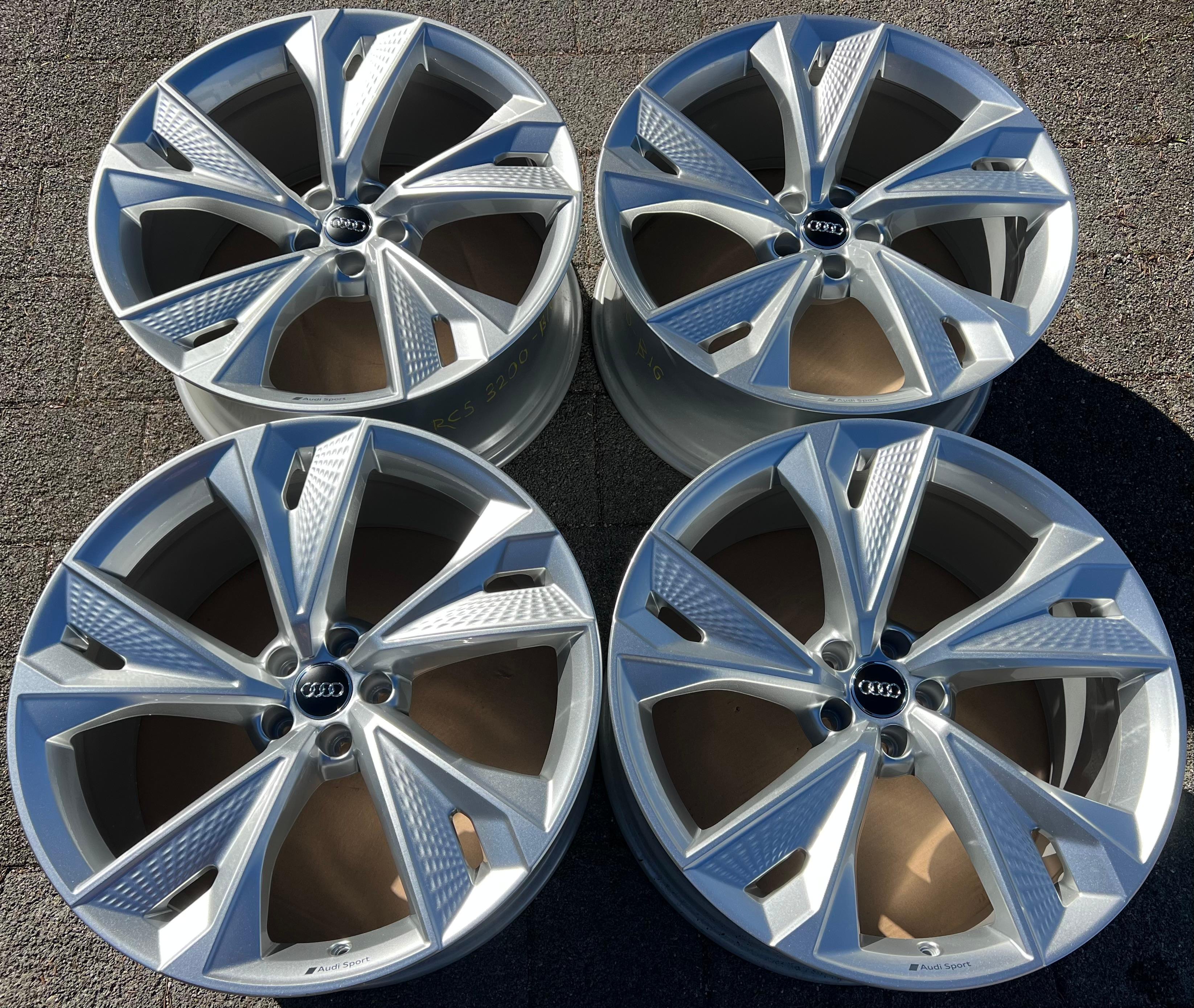4 JANTES EN ALUMINIUM D'ORIGINE 22" AUDI RS6 RS7 4K F2 C8 4K0601025AT 10,5x22 ET19 NEUVES