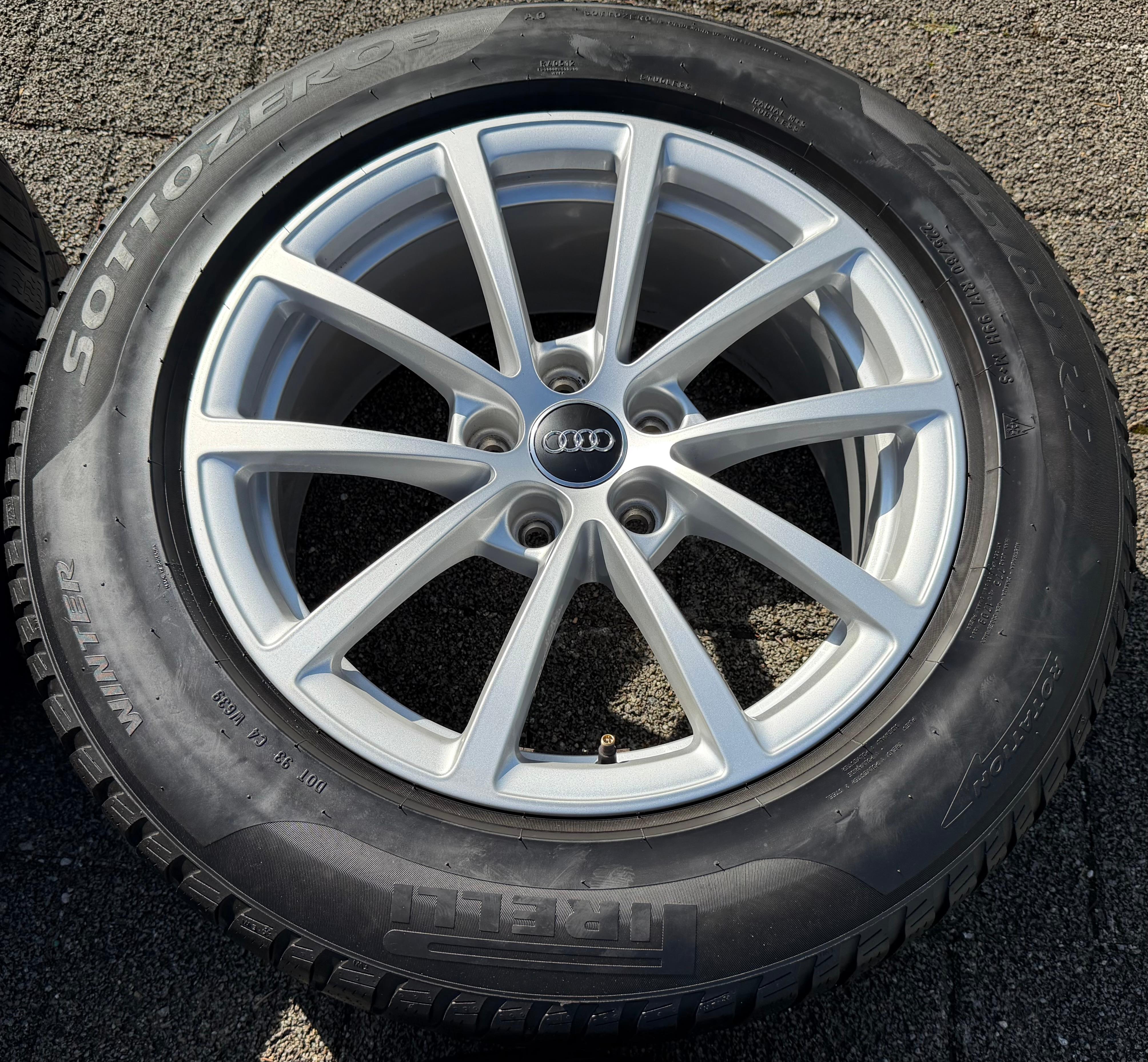4 ORIGINAL 17" ALUFELGEN FELGEN AUDI A6 + AVANT 4K F2 C8 4K0601025 7,5x17 ET36