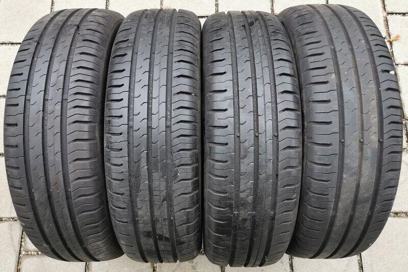 4 x 165/60R15 77H Sommerreifen Continental Eco Contact 5 2x 5,5-6mm und 2x 5-5,5mm 2016