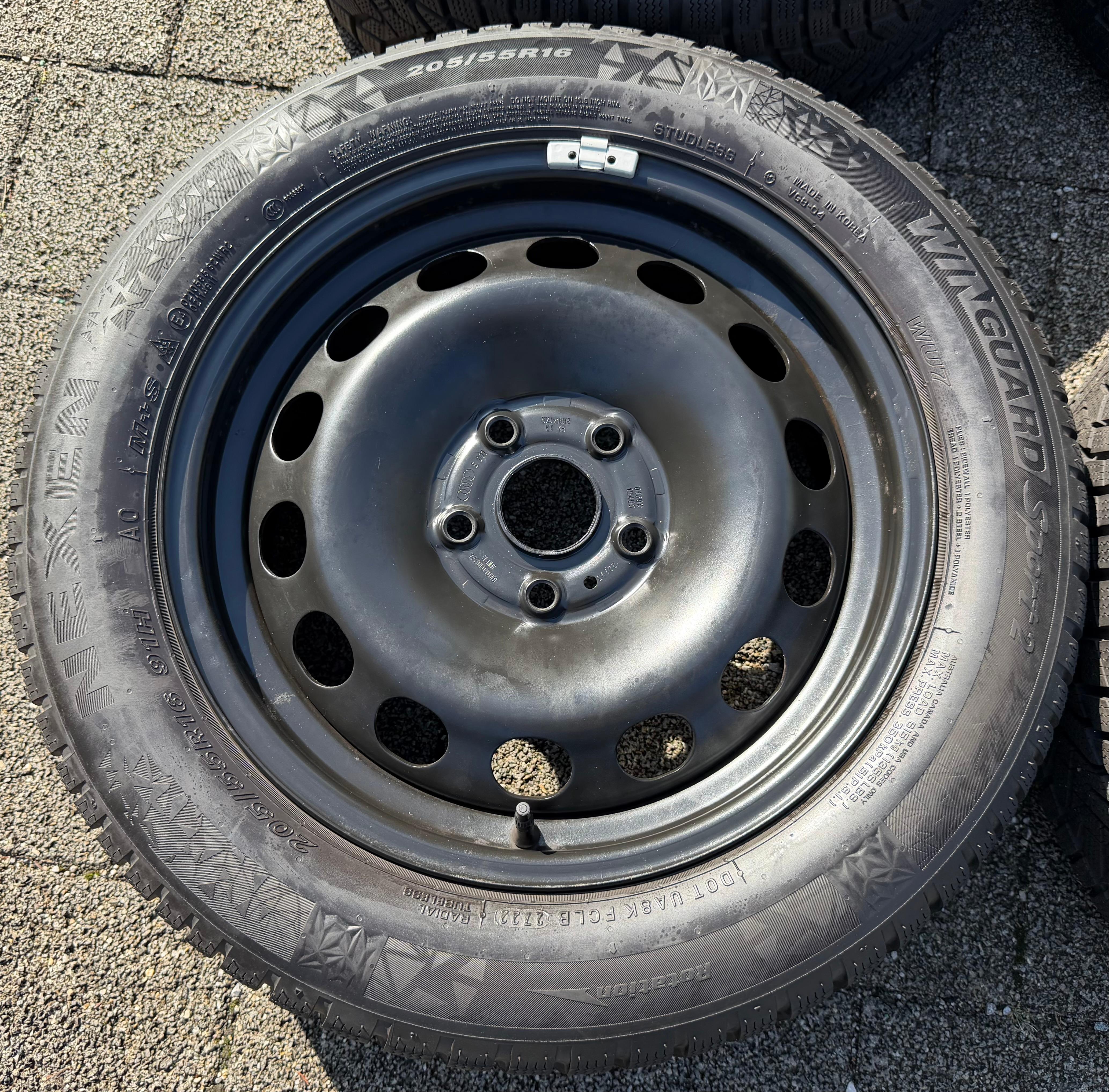 4 Winterräder Audi A3 8V Sportback Cabrio  205/55R16 91H Nexen 8V0601027A 2022