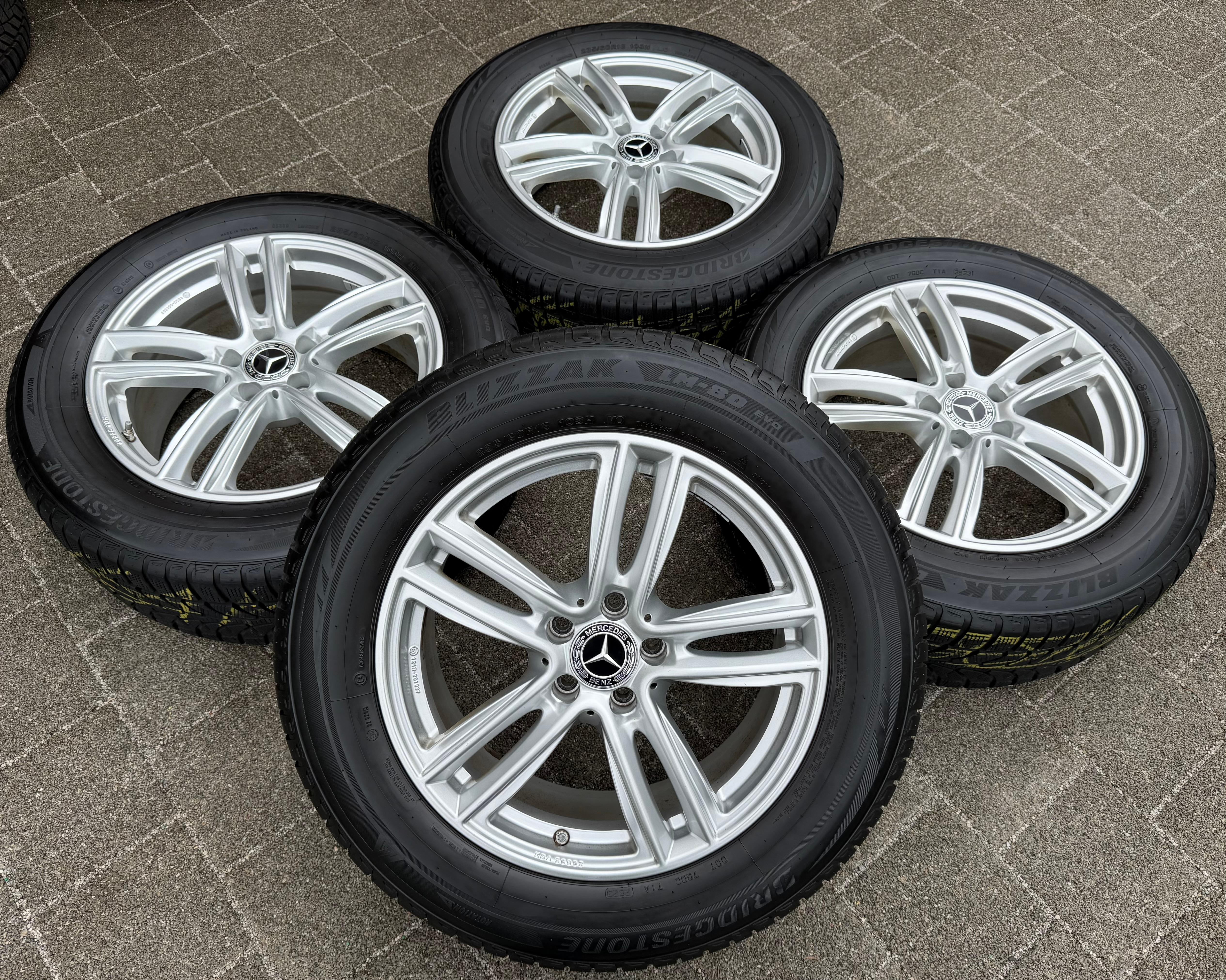 4 ALU 18" WINTERRÄDER MERCEDES GLC GLC-COUPE 204X W253 235/60R18 103H RDKS 2023