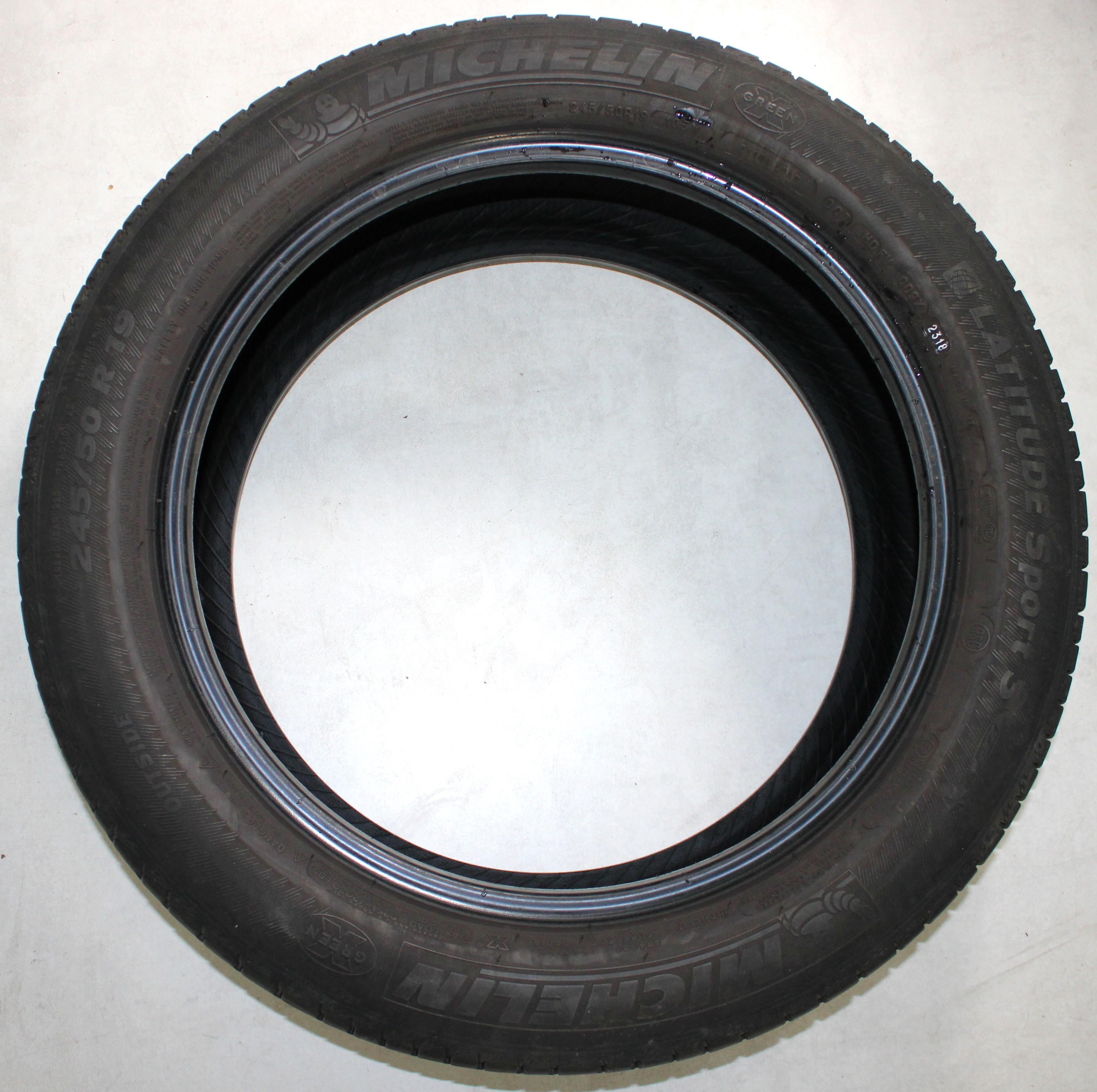 4 x 245/50R19 105W Sommerreifen Michelin Latitude Sport 3 ZP Runflat 5-5,5mm 2018 *