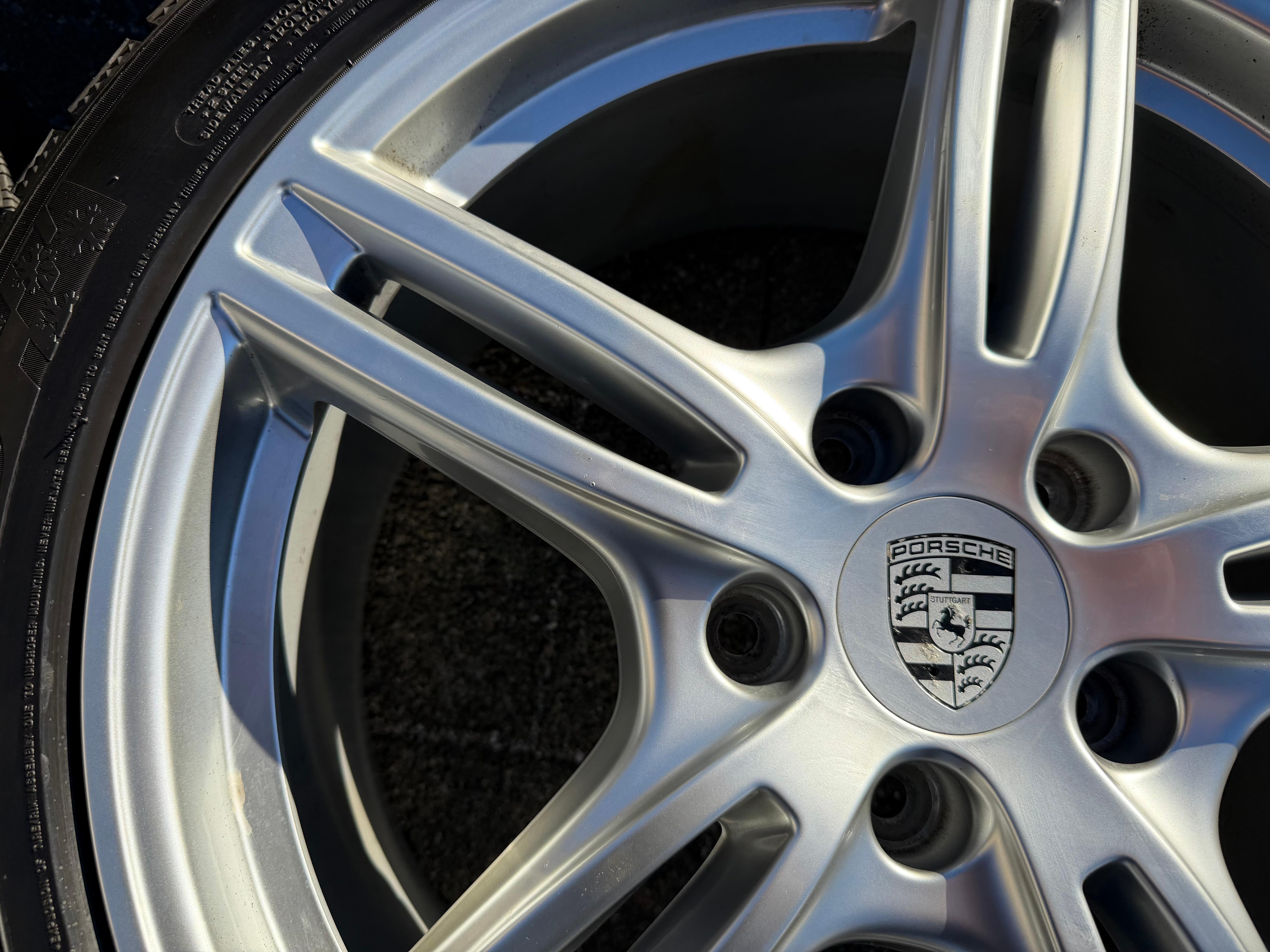 4 ruedas de invierno de aleación originales de 20" para Porsche Panamera 971 971698025B 971698025C Michelin RDKS