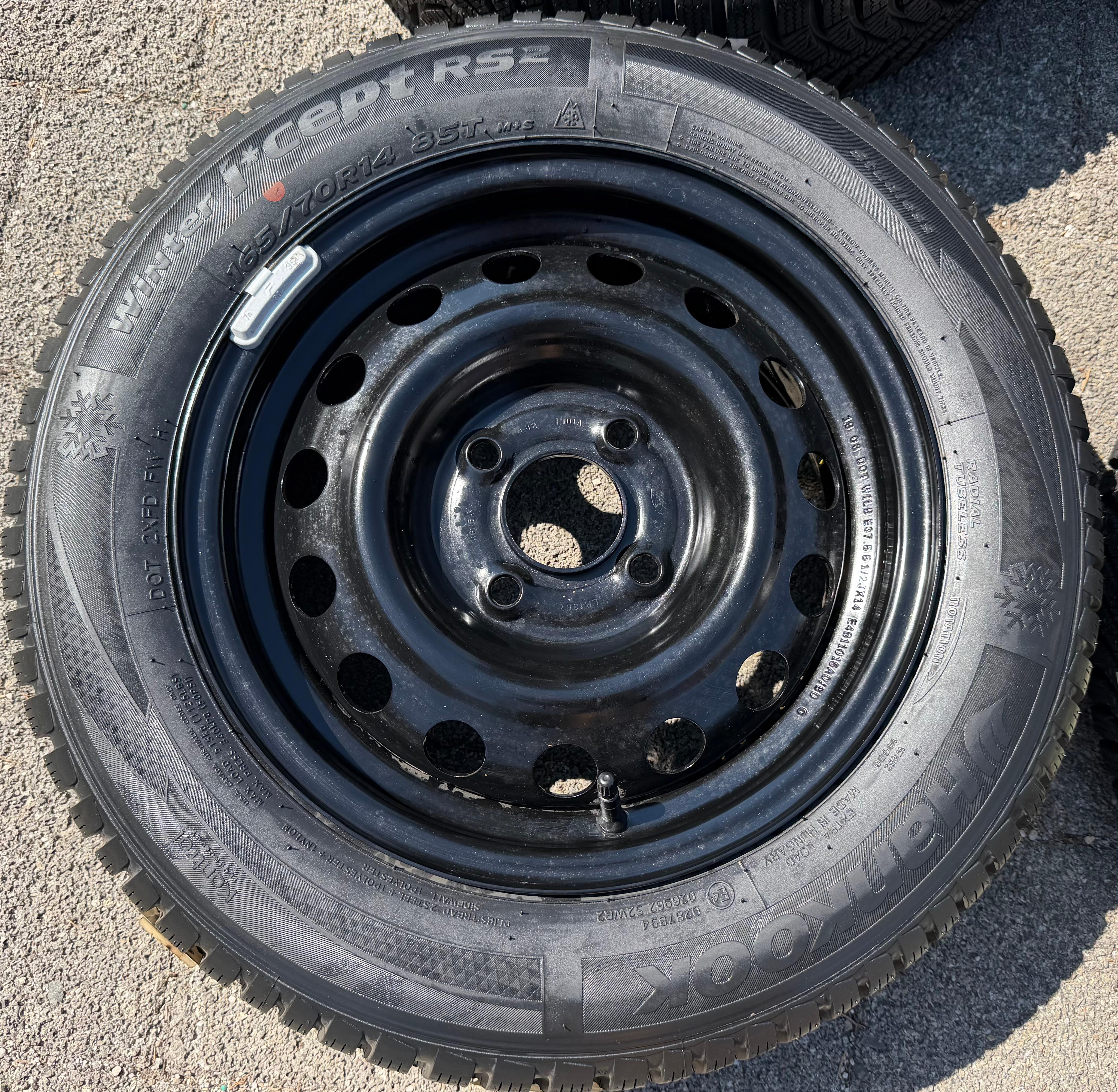 4 Original 14" Winterräder Ford KA KA+ 165/70R14 85T Hankook RKDS