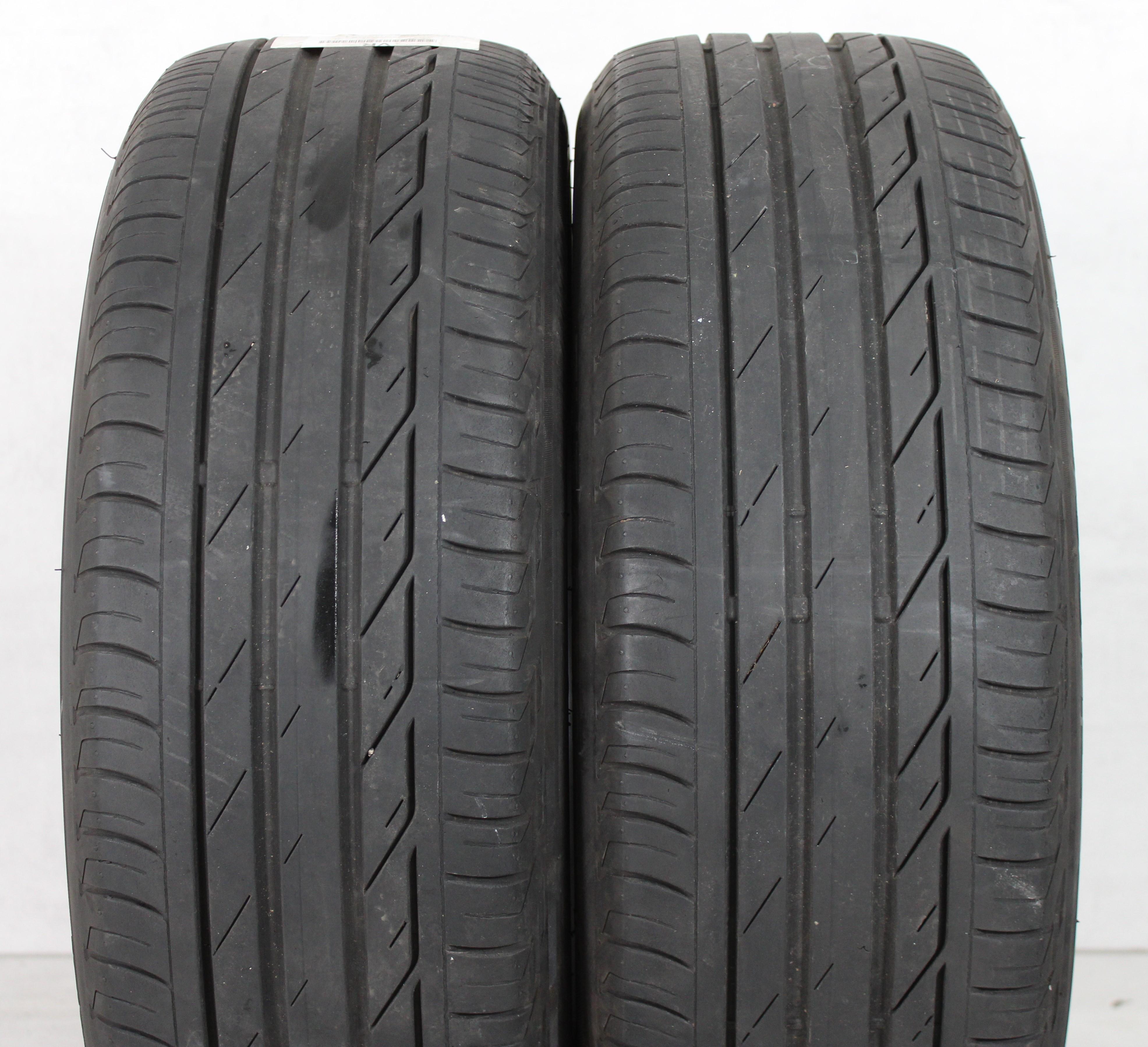 2 x 205/55R17 91W Sommerreifen Bridgestone Turanza T001 Runflat 5mm 2015 *