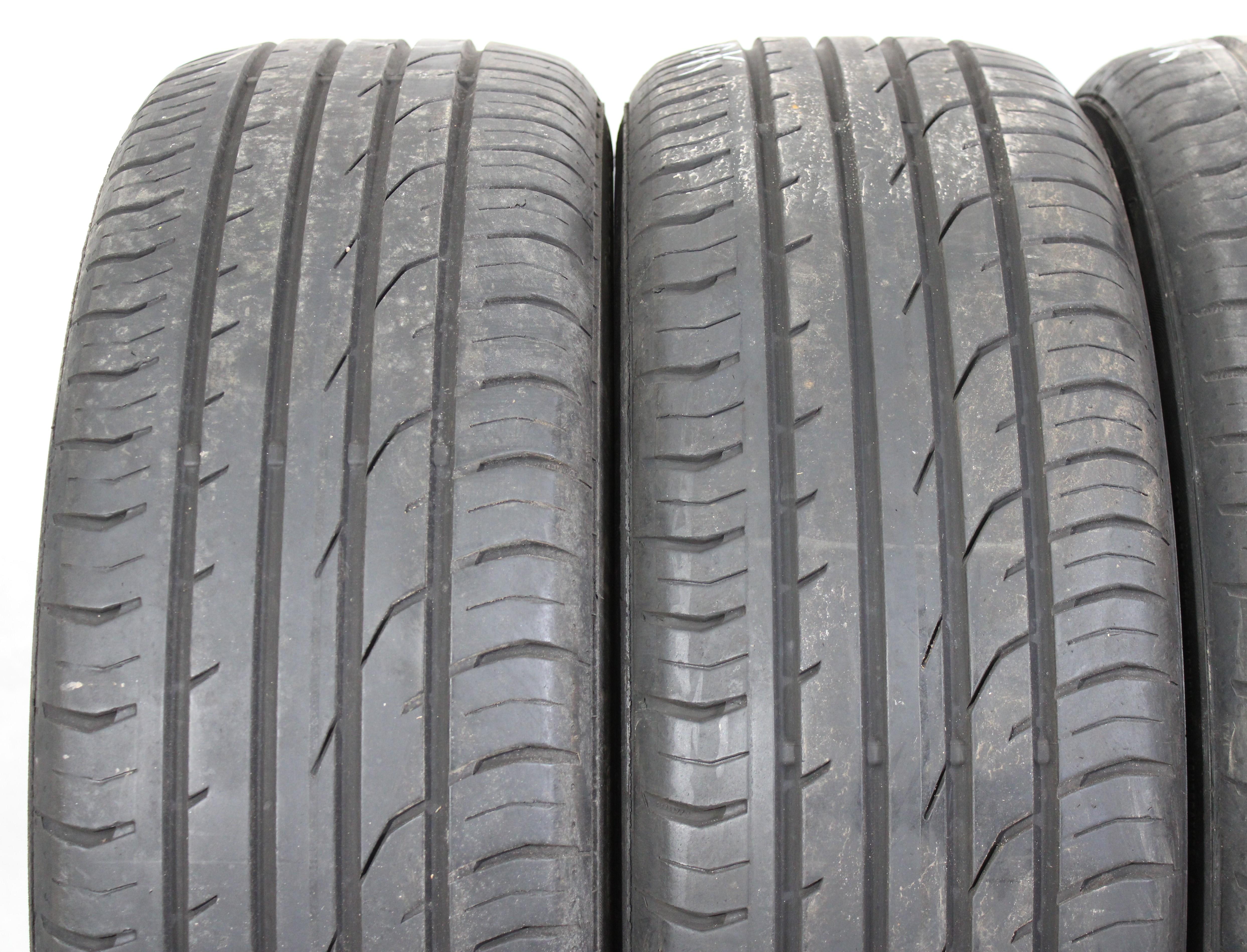 4 x 205/55R17 91V neumáticos de verano Continental Premium Contact 2 SSR Runflat 1x4,5mm 3x5-5,5mm 2013 *