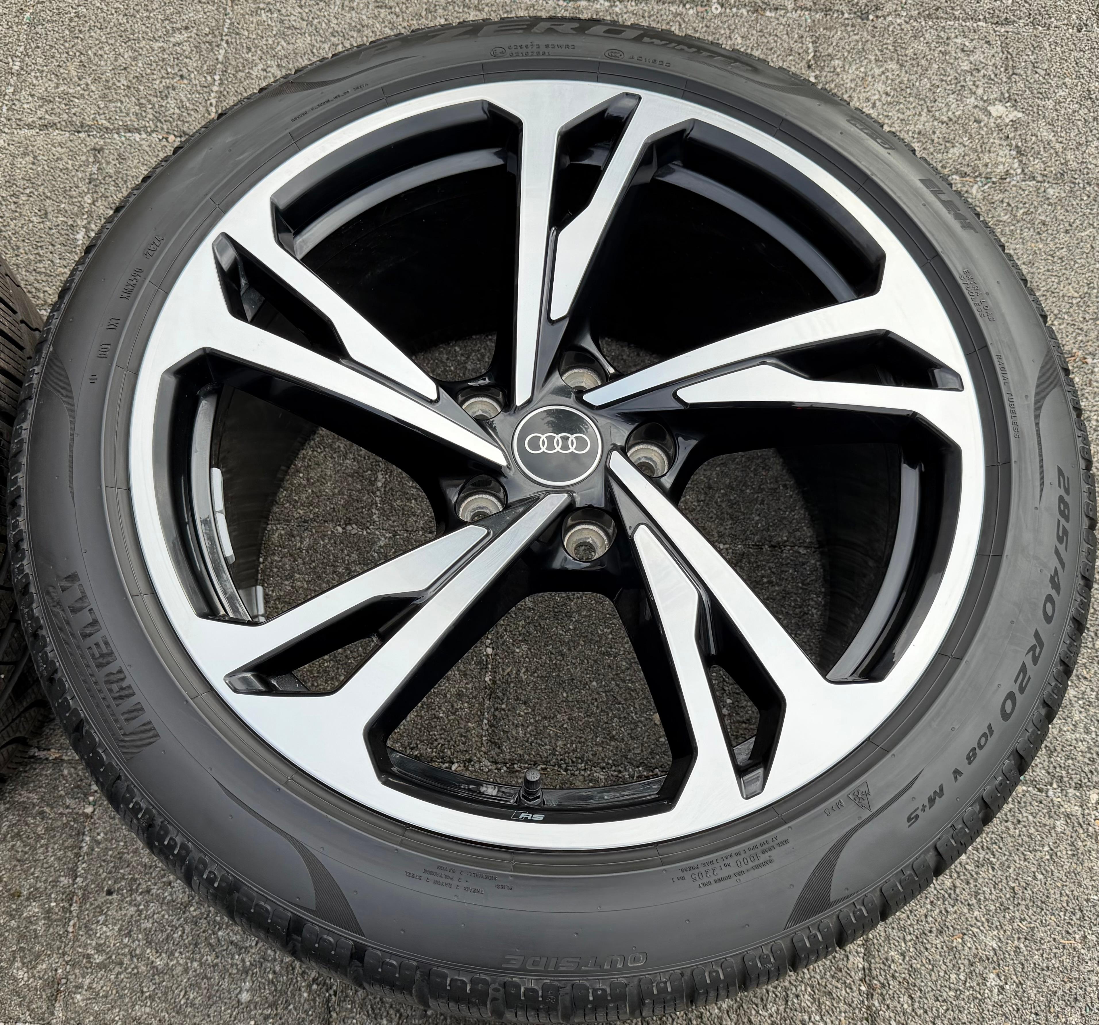 4 ORIGINAL 20" ALU WINTERRÄDER AUDI ETRON E-TRON GT 4J3601025AM 4J3601025AL