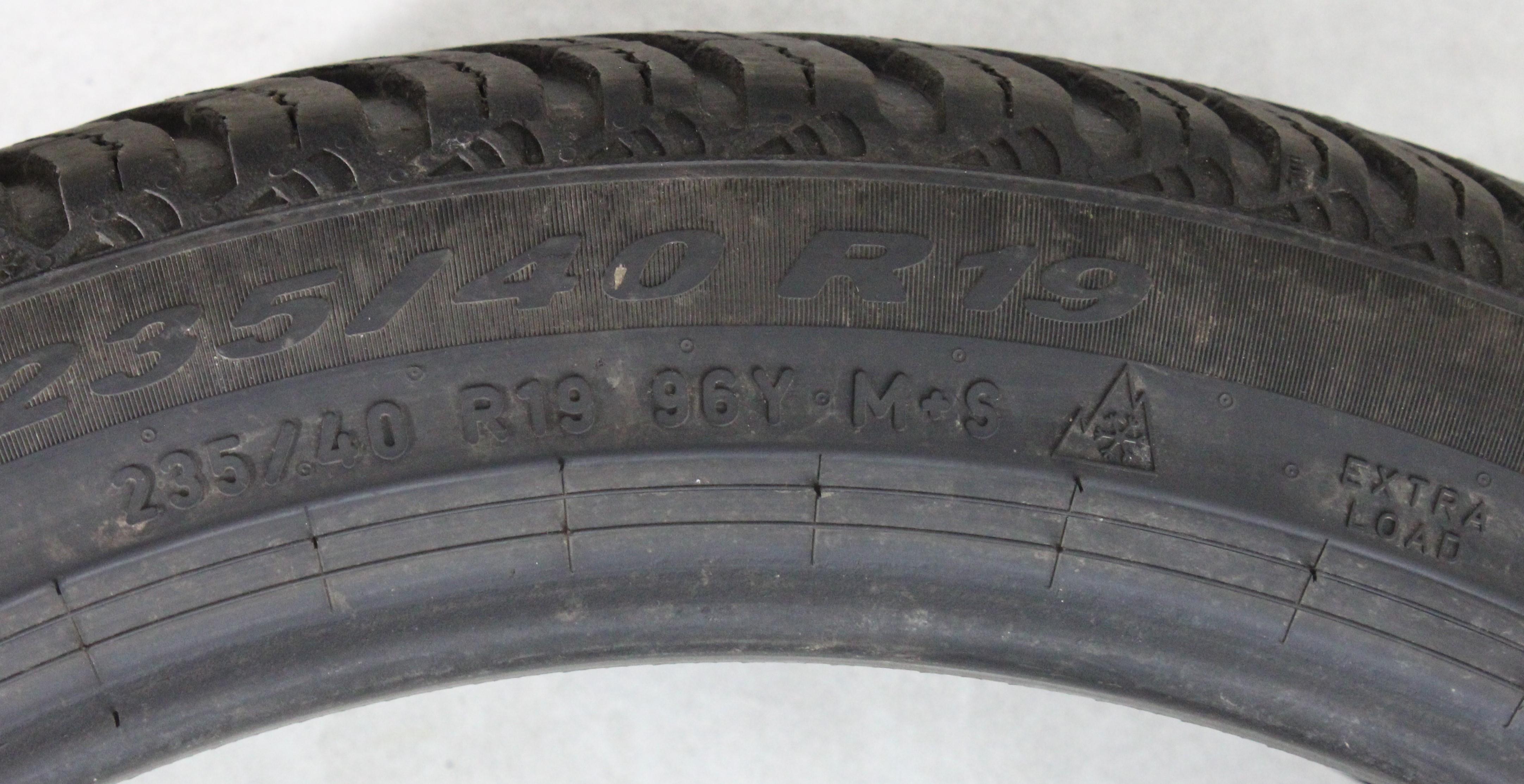 2 x 235/40R19 96Y Ganzjahresreifen Pirelli All Season Cinturato SF3 5,5mm 2024 XL
