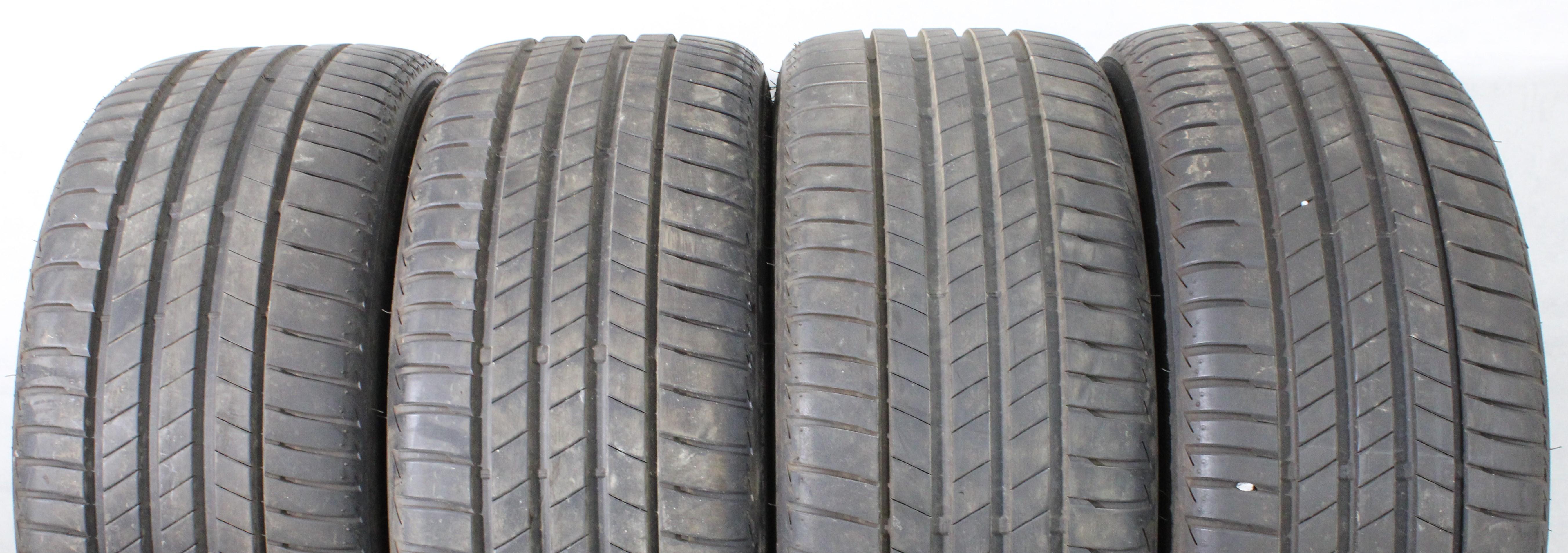 4 pneus été Bridgestone Turanza T005 AO 225/40R18 92Y, usure 6-6,5 mm, 2019