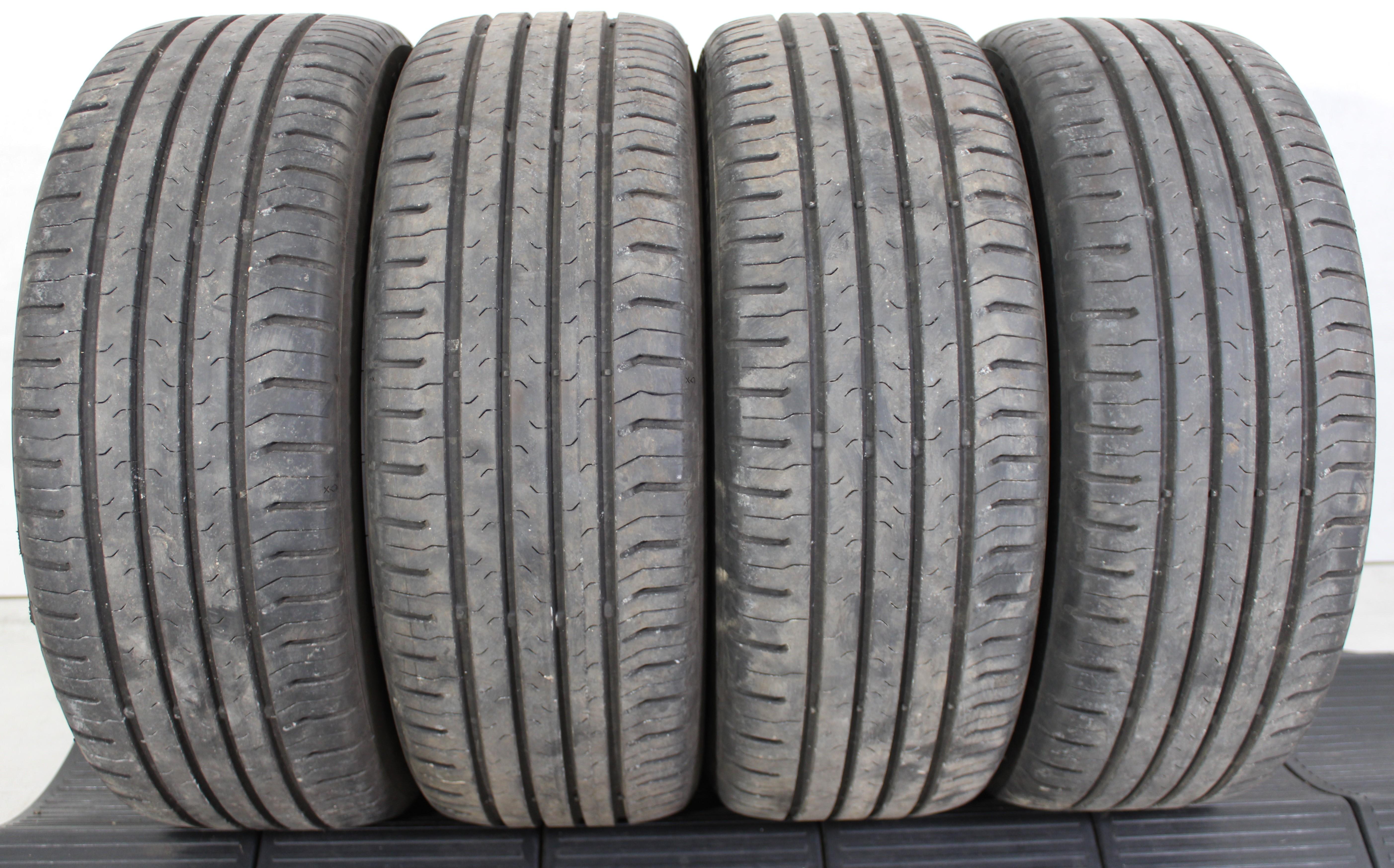 4 x 195/55R15 85V Sommerreifen Continental Eco Contact 5 5,5-6mm 2016