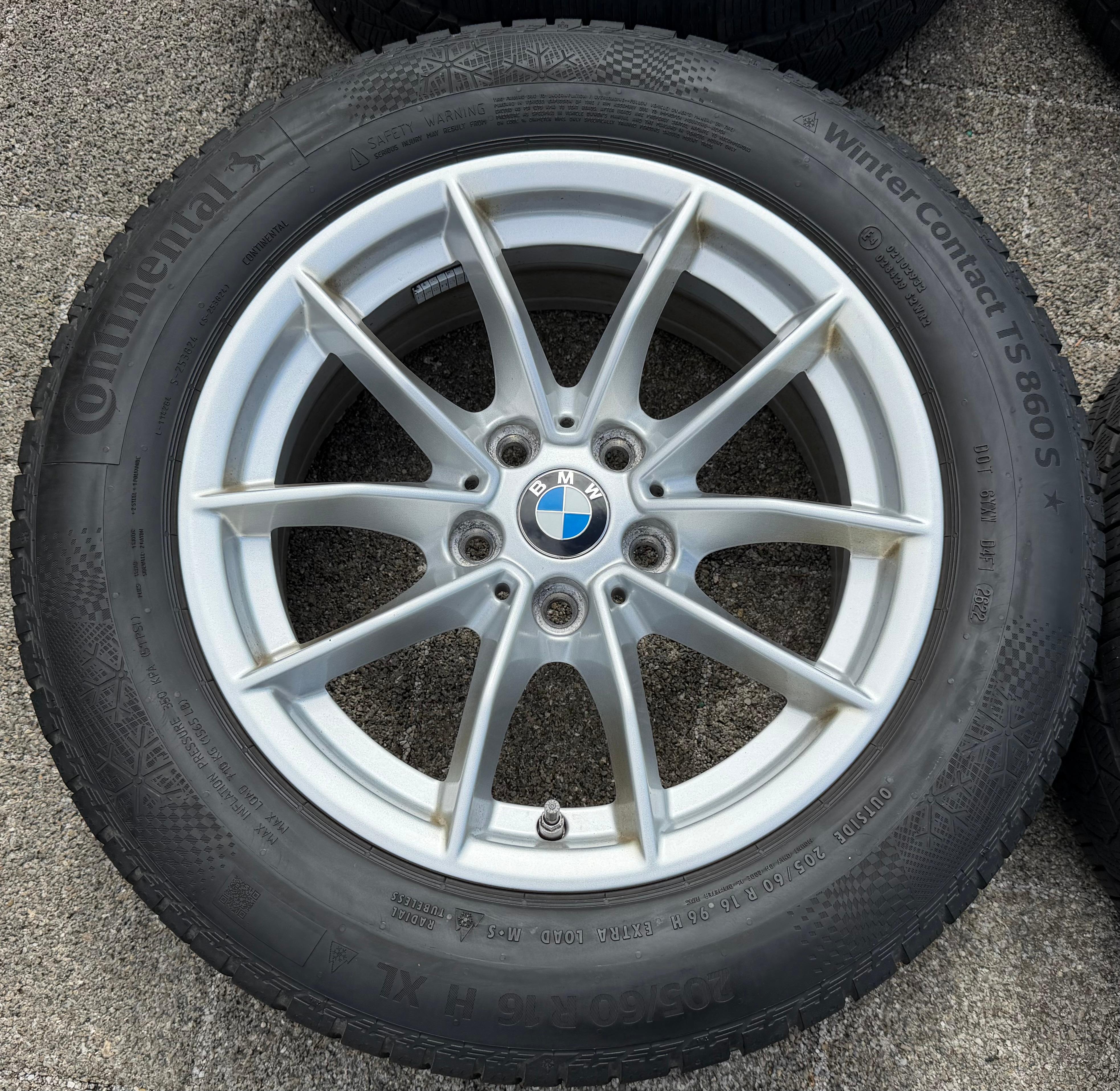 4 Original 16" Alu Winterräder BMW 3er Reihe G20 G21 205/60R16 96H RDKS 2022