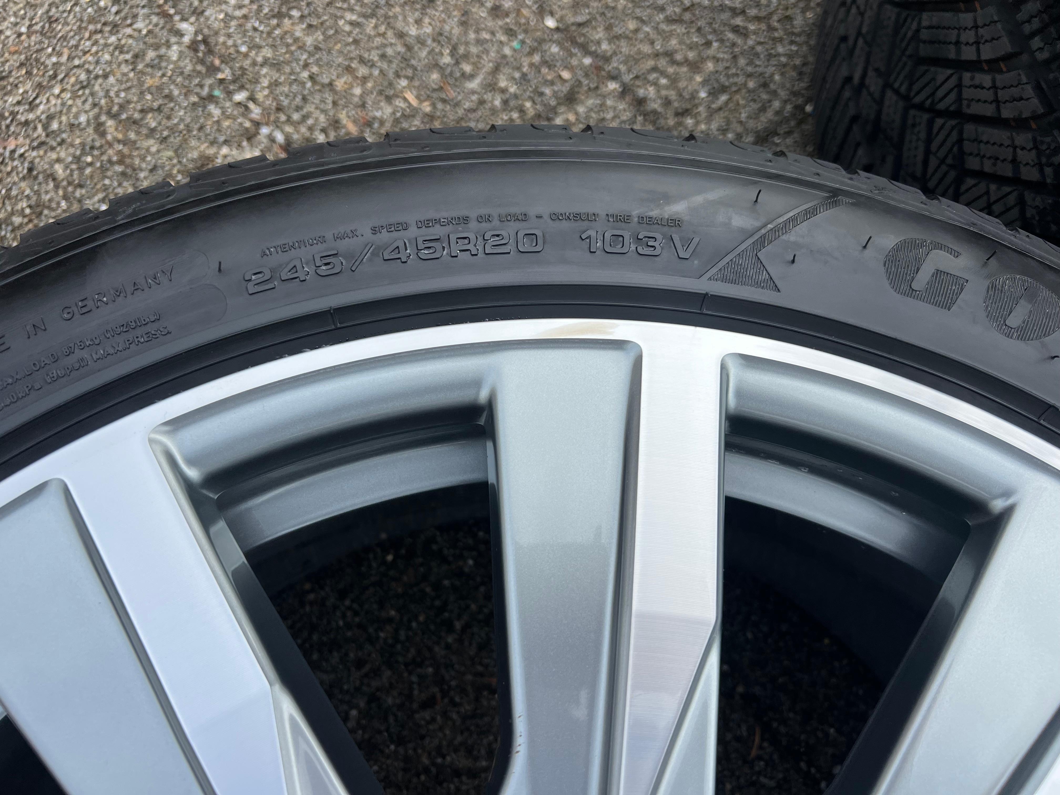 4 LLANTAS DE ALEACIÓN ORIGINALES DE 20" PARA INVIERNO PORSCHE TAYCAN TEQUIPMENT RDKS ENVÍO GRATUITO