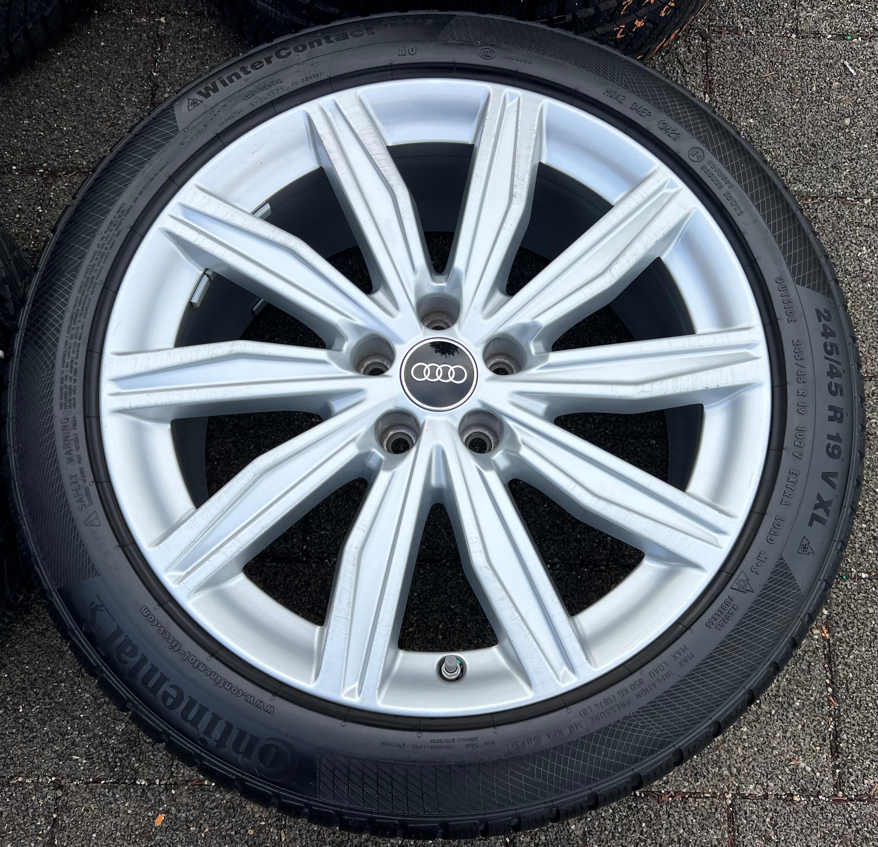 4 ORIGINAL 19" ALU WINTERRÄDER AUDI A6 S6 C8 4K 4K0601025M 245/45R19 102V RDKS FREIHAUS