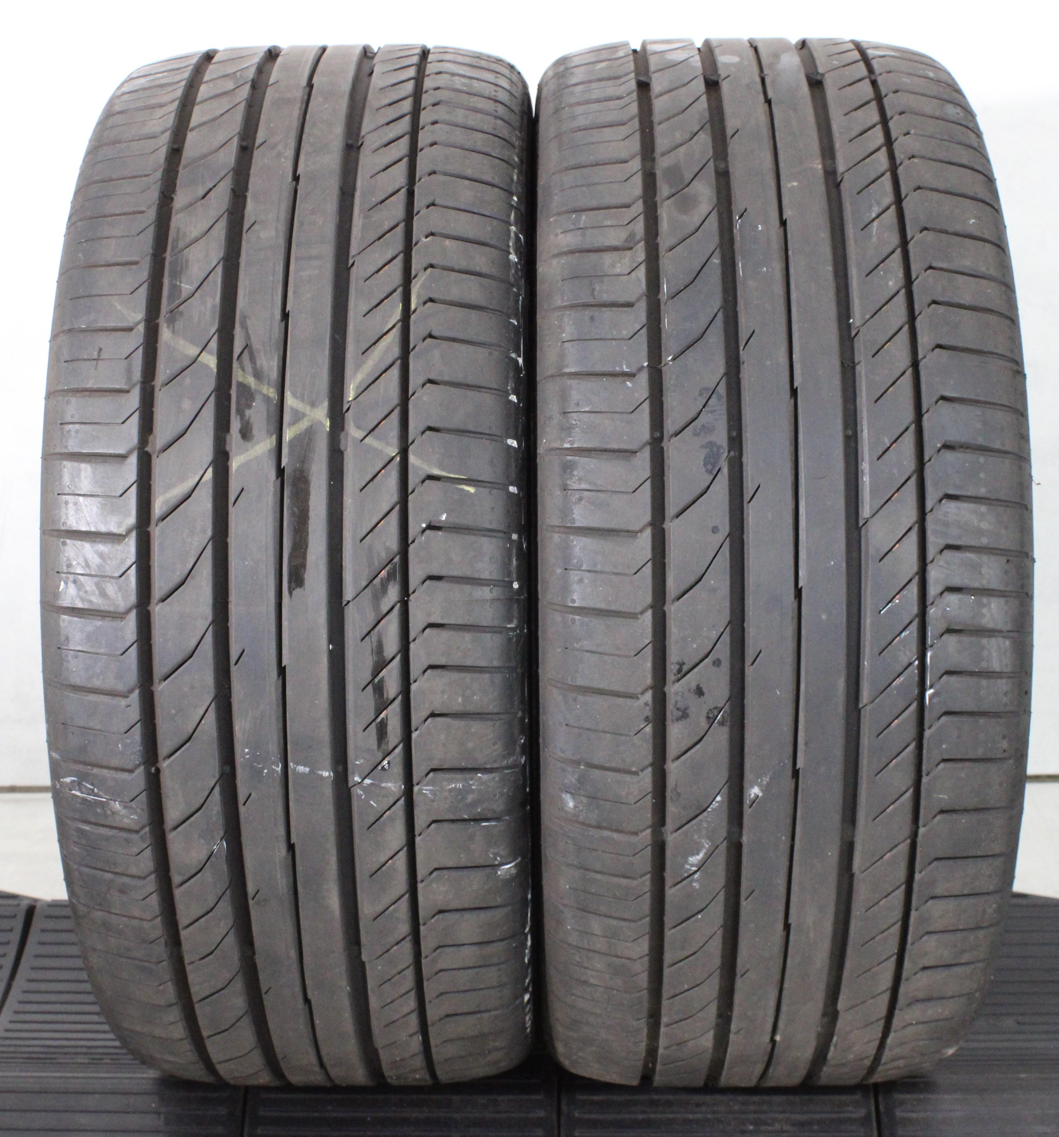 2 x 255/40R18 95Y Sommerreifen Continental Sport Contact 5 SSR Runflat 7mm 2022 *
