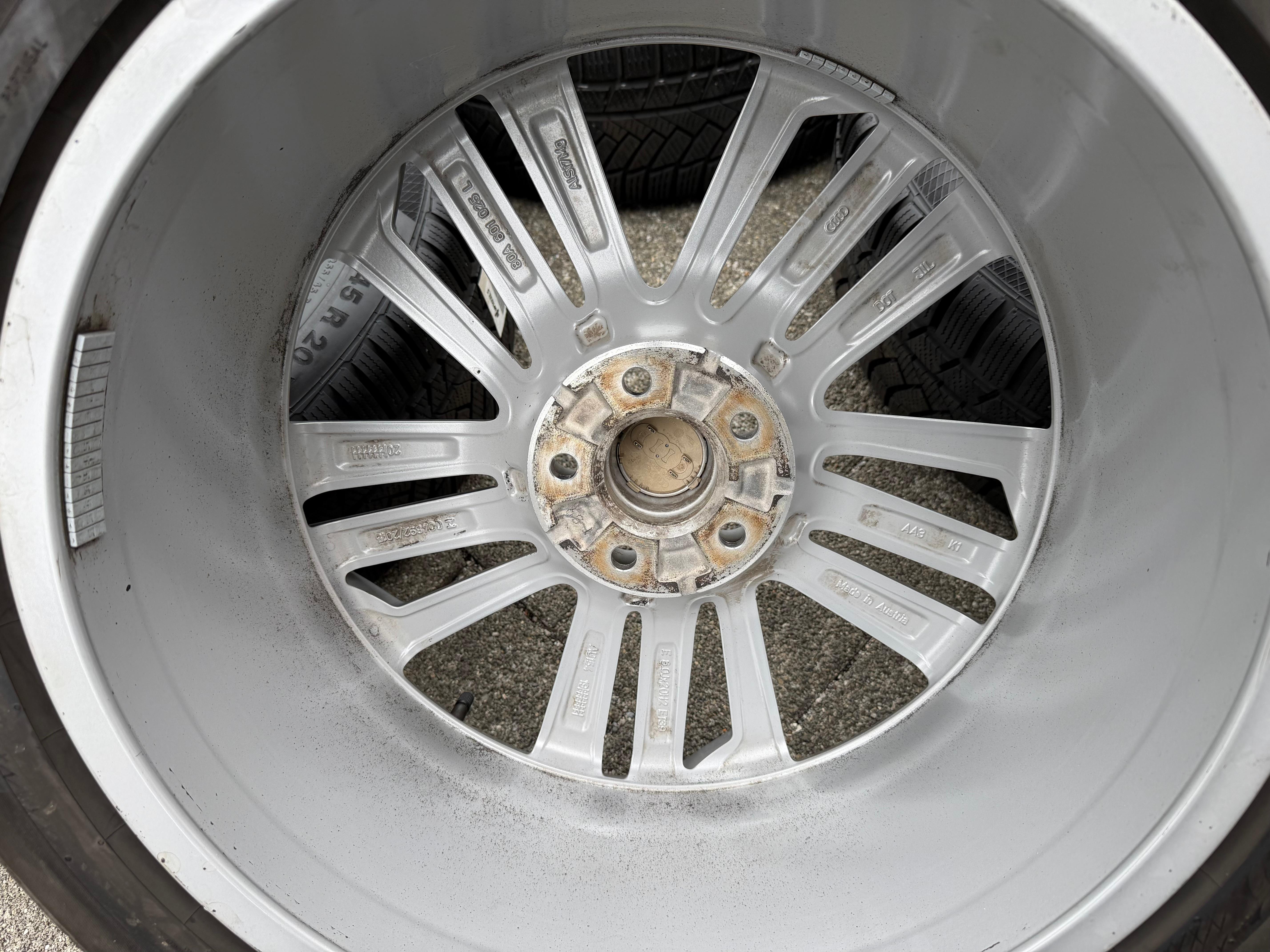 4 ORIGINAL 20" ALU WINTERRÄDER AUDI Q5 SQ5 FY 80A601025L 255/45R20 101V CONTINENTAL