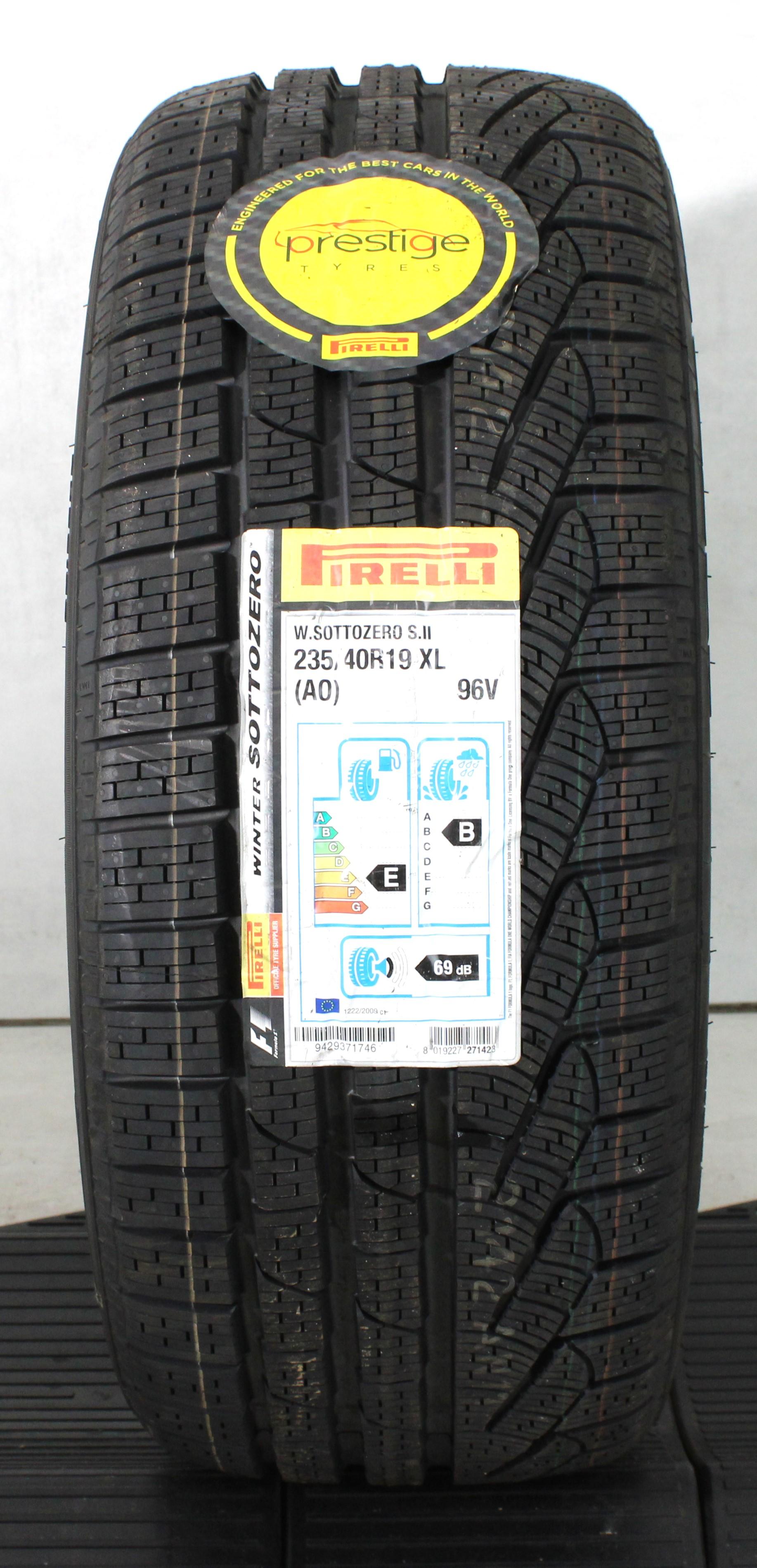 1 x 235/40R19 96V Winterreifen Pirelli Sottozero Winter 240 Serie 2 AO 2019