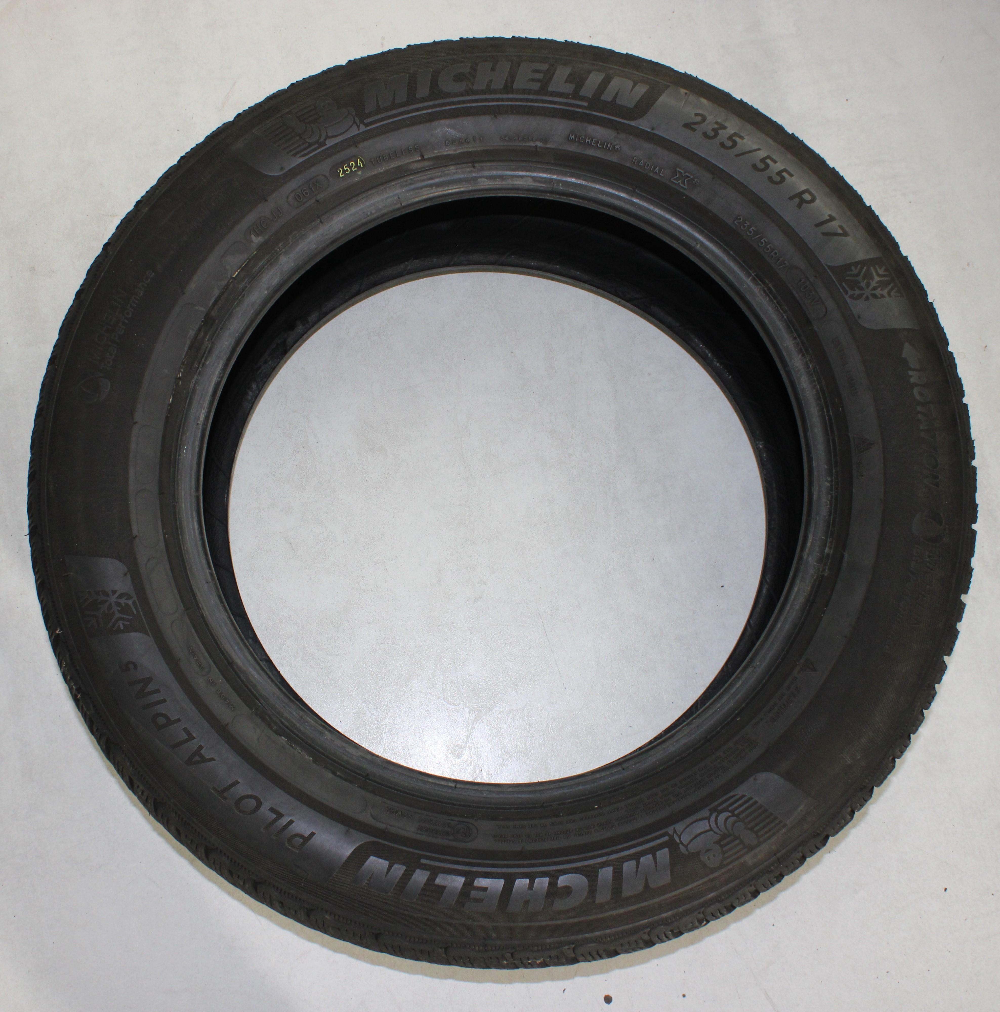 2 x 235/55R17 103V neumáticos de invierno Michelin Pilot Alpin 5 5-5,5 mm 2024 XL
